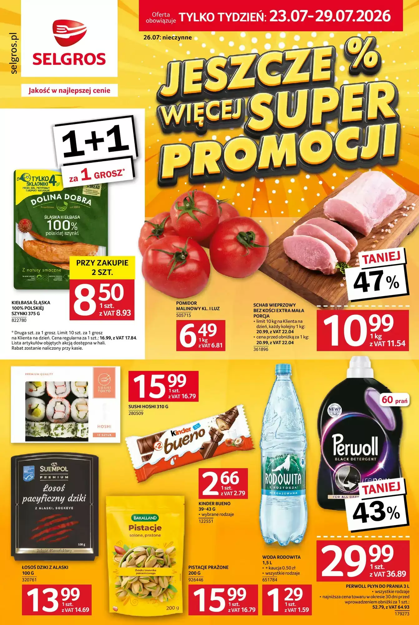 Gazetka Selgros od 23.07.2026 do 29.07.2026