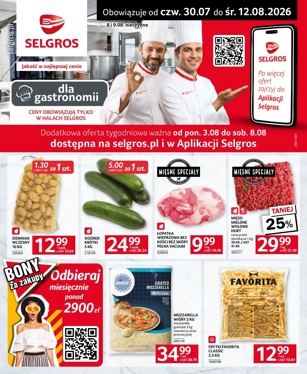 Gazetka Selgros od 30.07.2026 do 12.08.2026