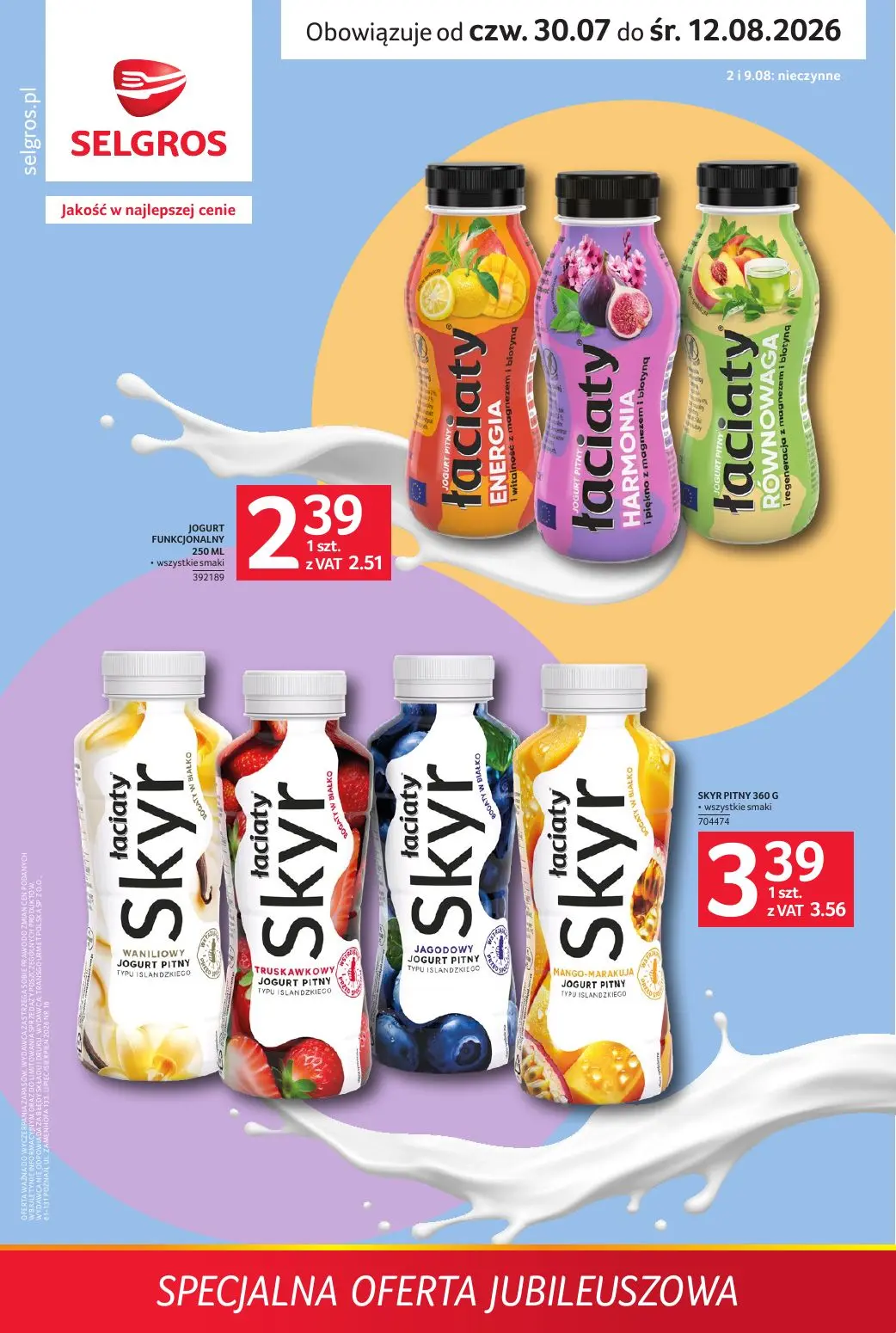 Gazetka Selgros od 30.07.2026 do 12.08.2026