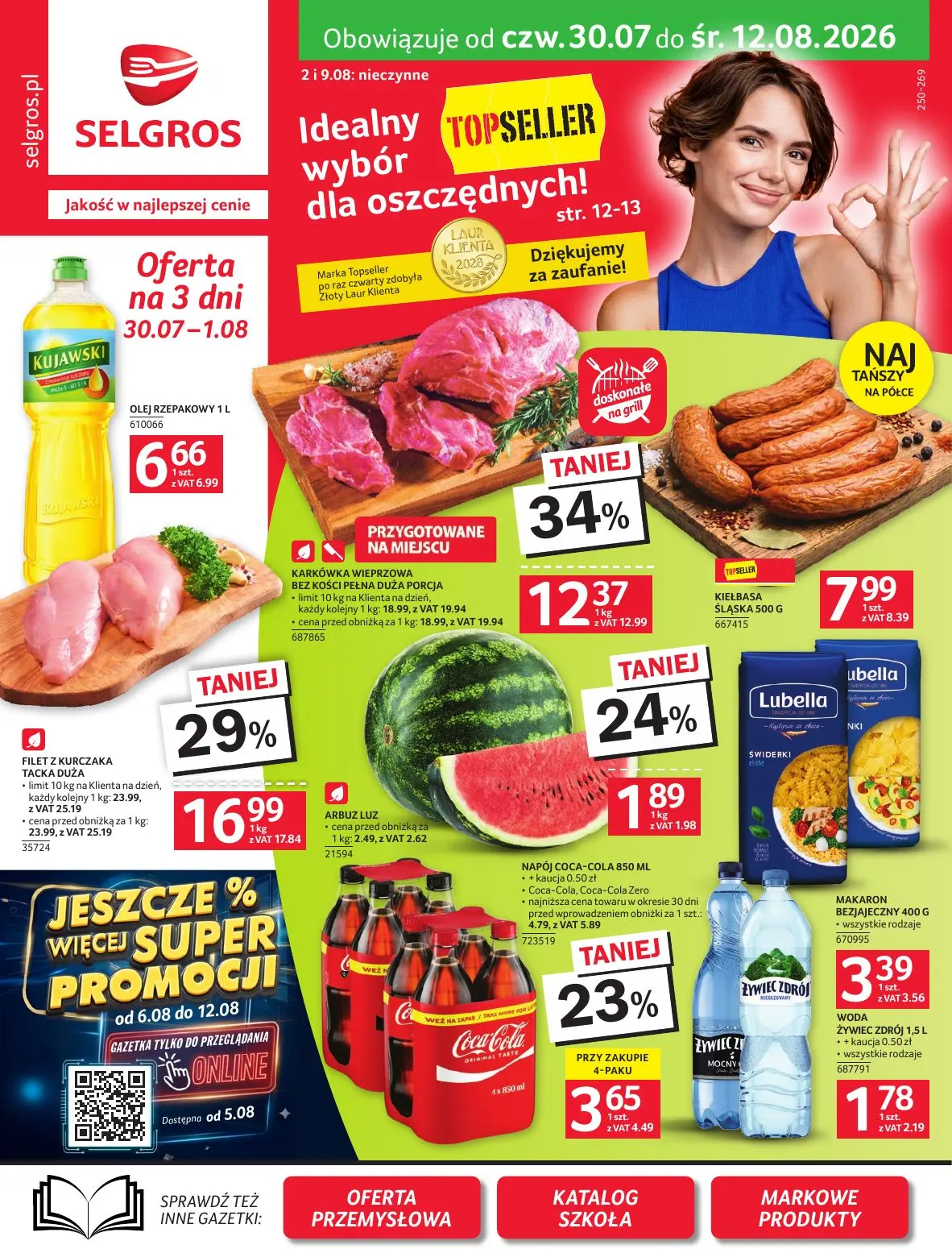 Gazetka Selgros od 30.07.2026 do 12.08.2026