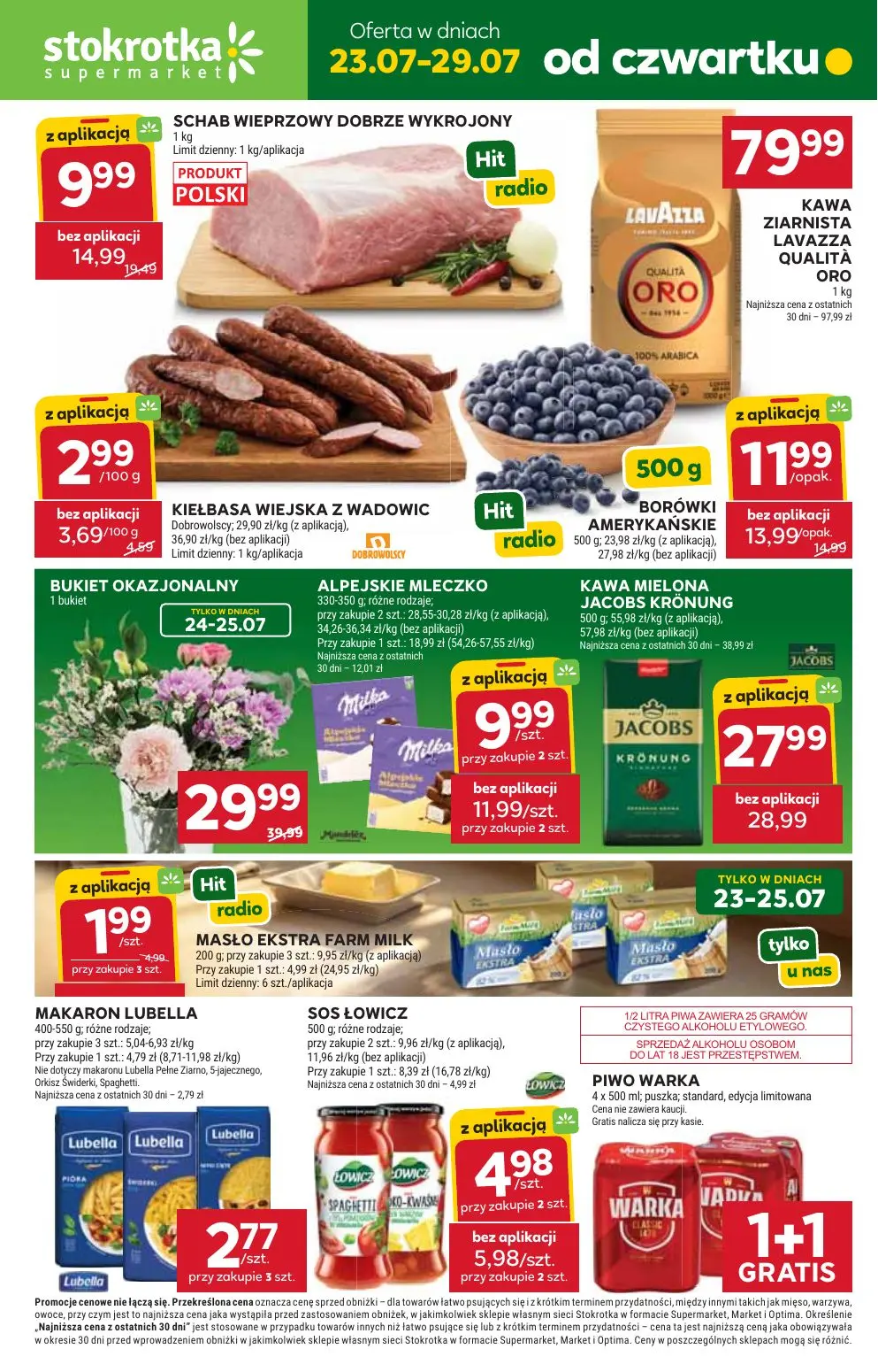 Gazetka Stokrotka Supermarket od 23.07.2026 do 29.07.2026