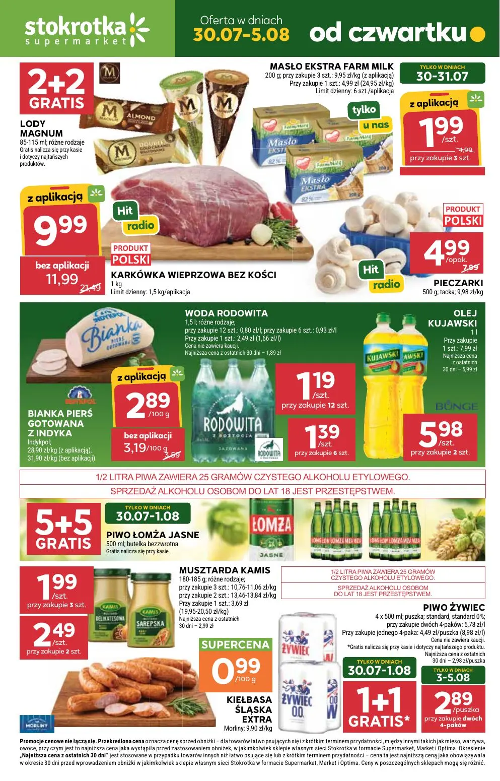 Gazetka Stokrotka Supermarket od 30.07.2026 do 05.08.2026
