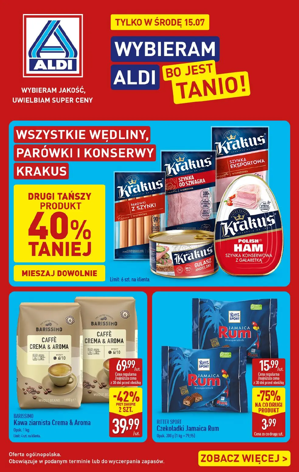 Gazetka ALDI od 15.07.2026 do 15.07.2026