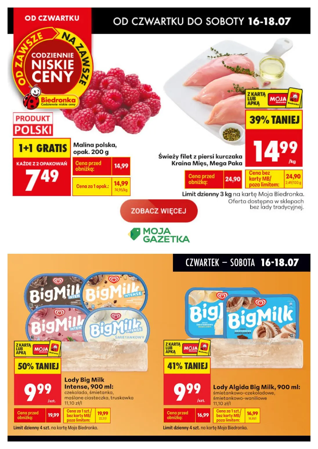 Gazetka Biedronka od 16.07.2026 do 18.07.2026