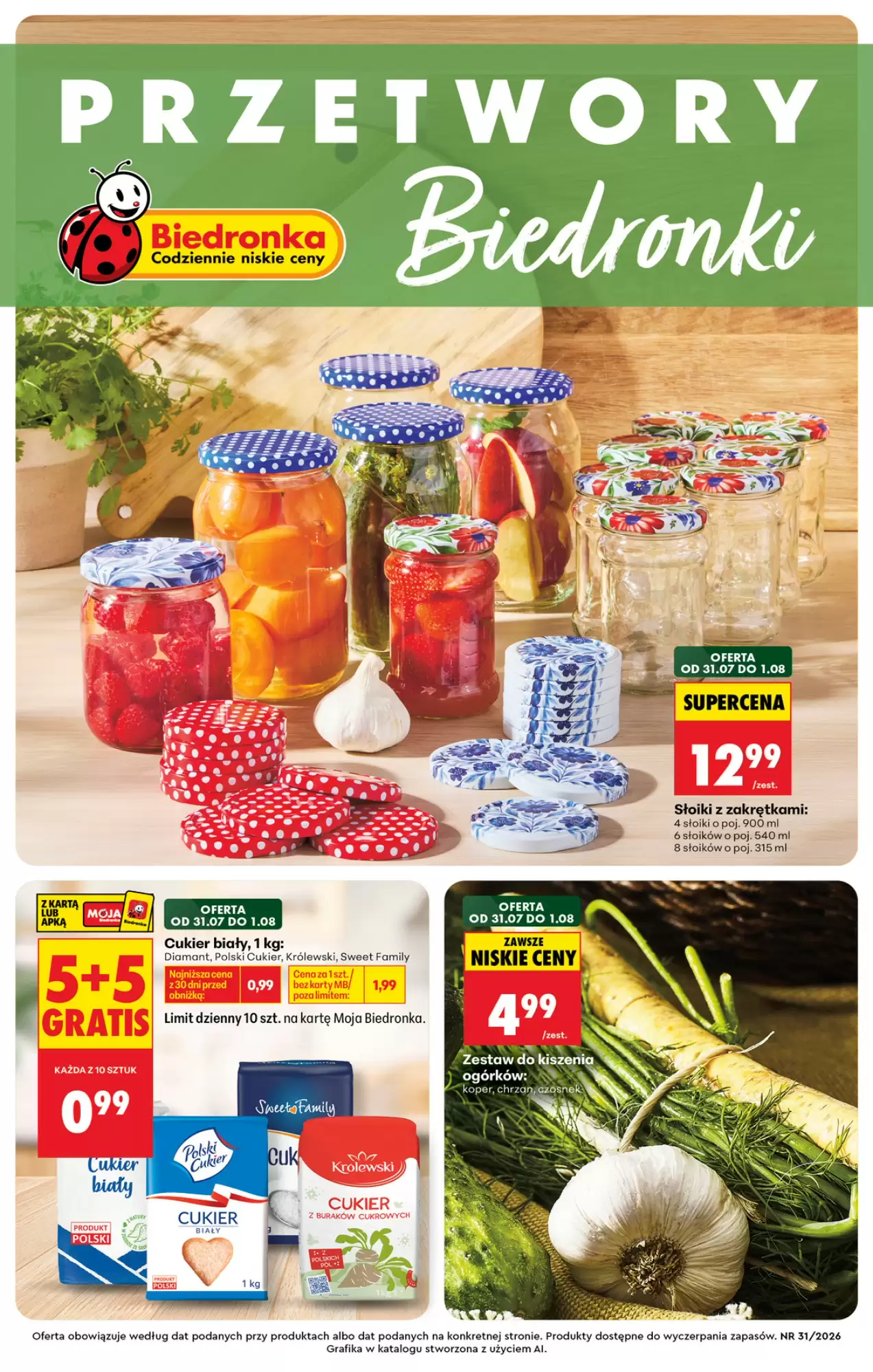 Gazetka Biedronka od 31.07.2026 do 01.08.2026