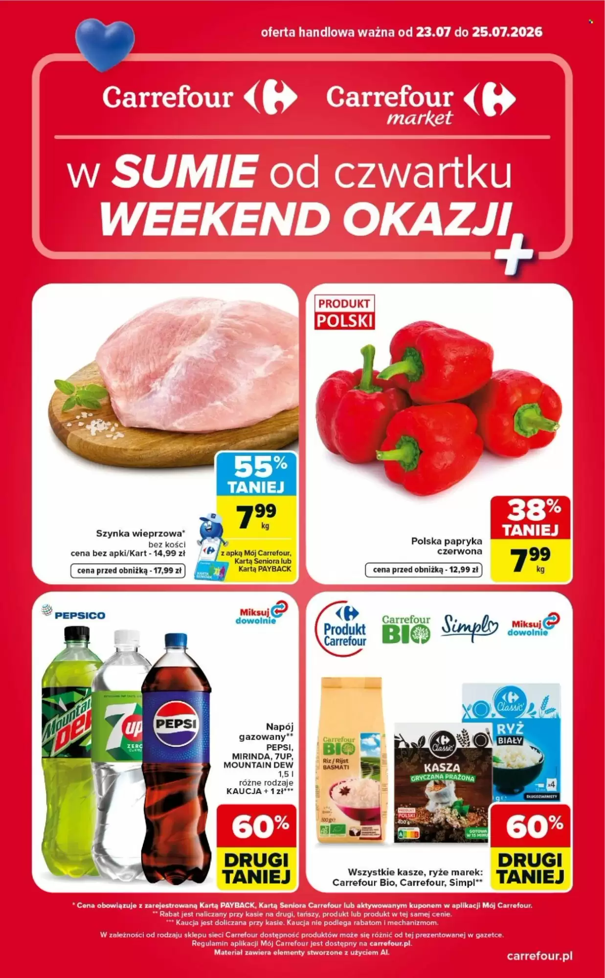 Gazetka Carrefour od 23.07.2026 do 25.07.2026