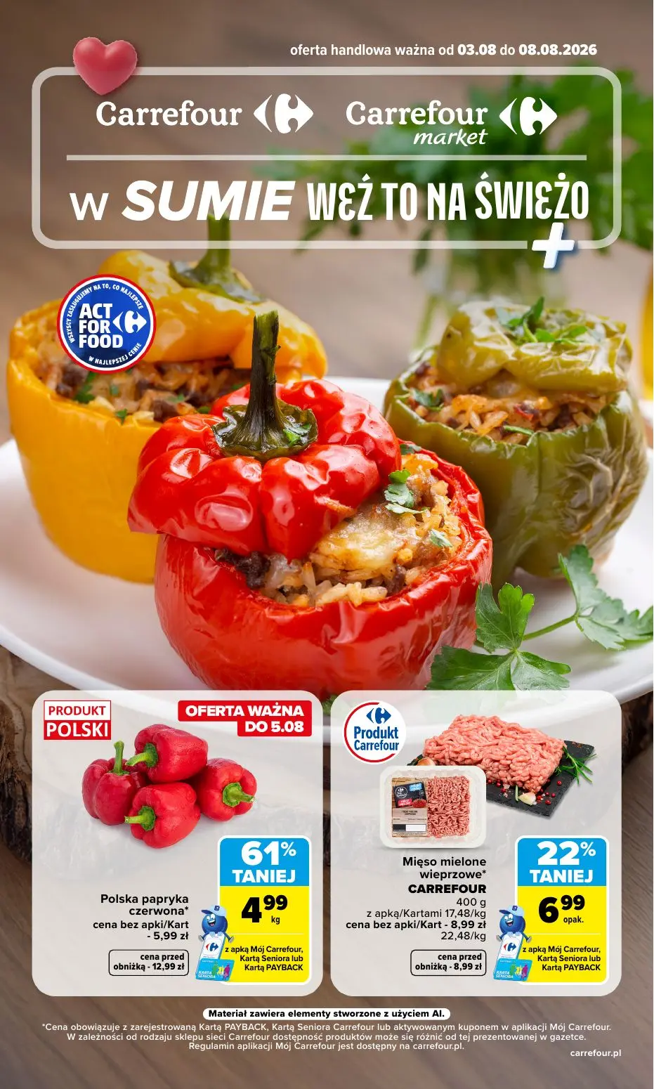 Gazetka Carrefour od 03.08.2026 do 08.08.2026