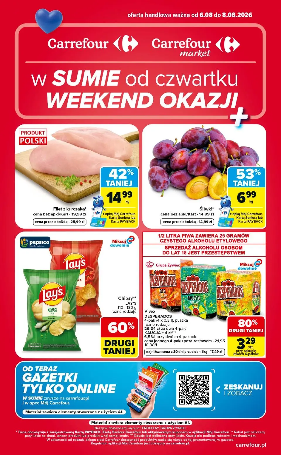 Gazetka Carrefour od 06.08.2026 do 08.08.2026