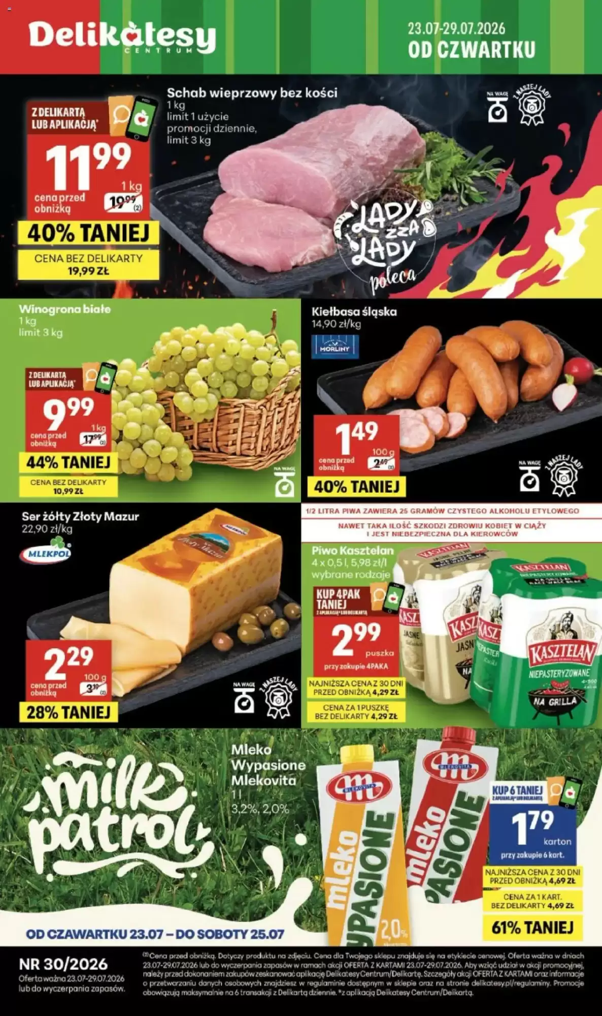 Gazetka Delikatesy Centrum od 23.07.2026 do 29.07.2026