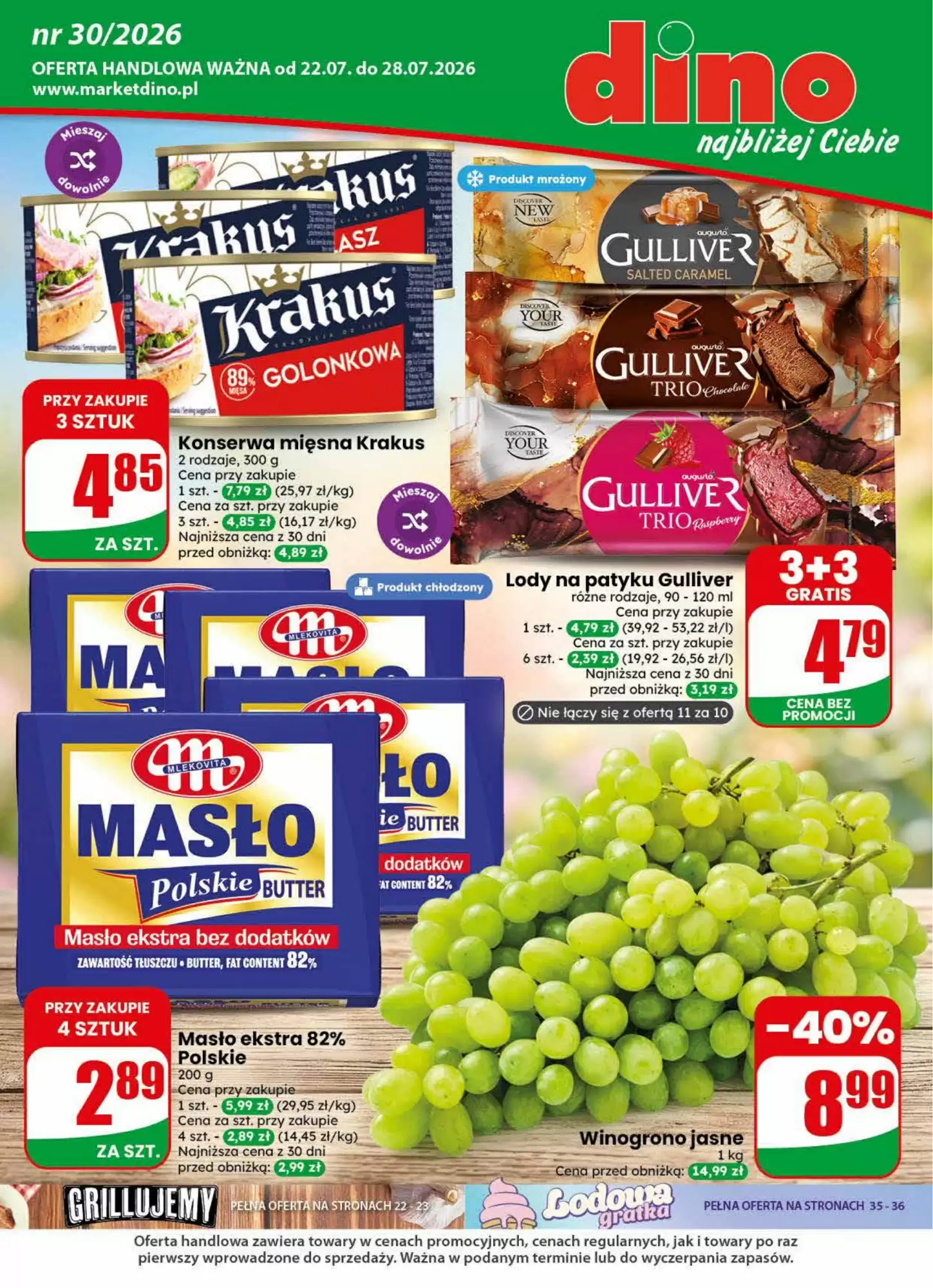 Gazetka Dino od 22.07.2026 do 28.07.2026