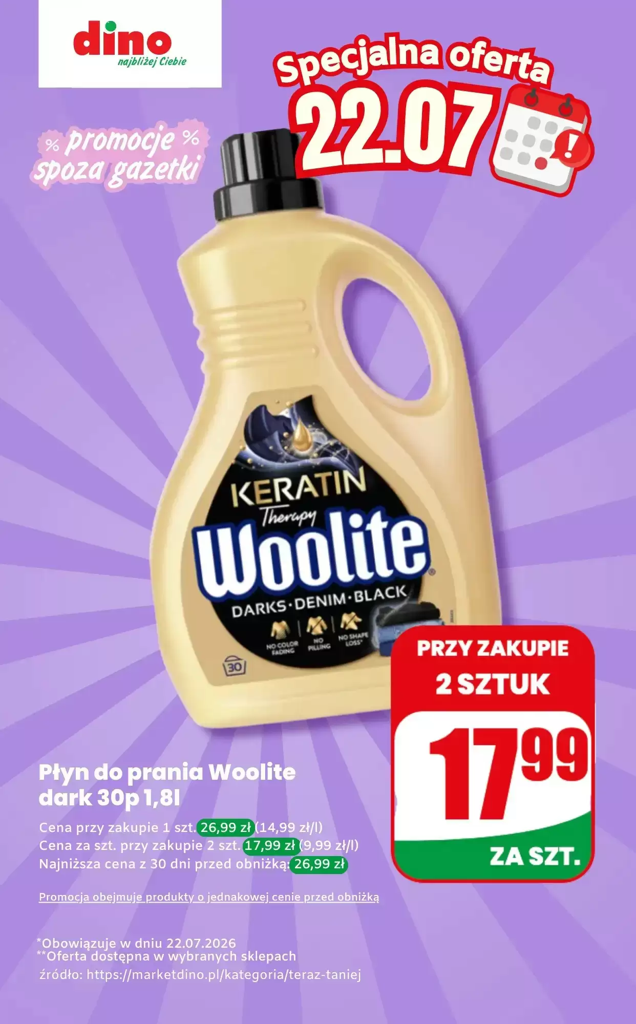 Gazetka Dino od 22.07.2026 do 22.07.2026
