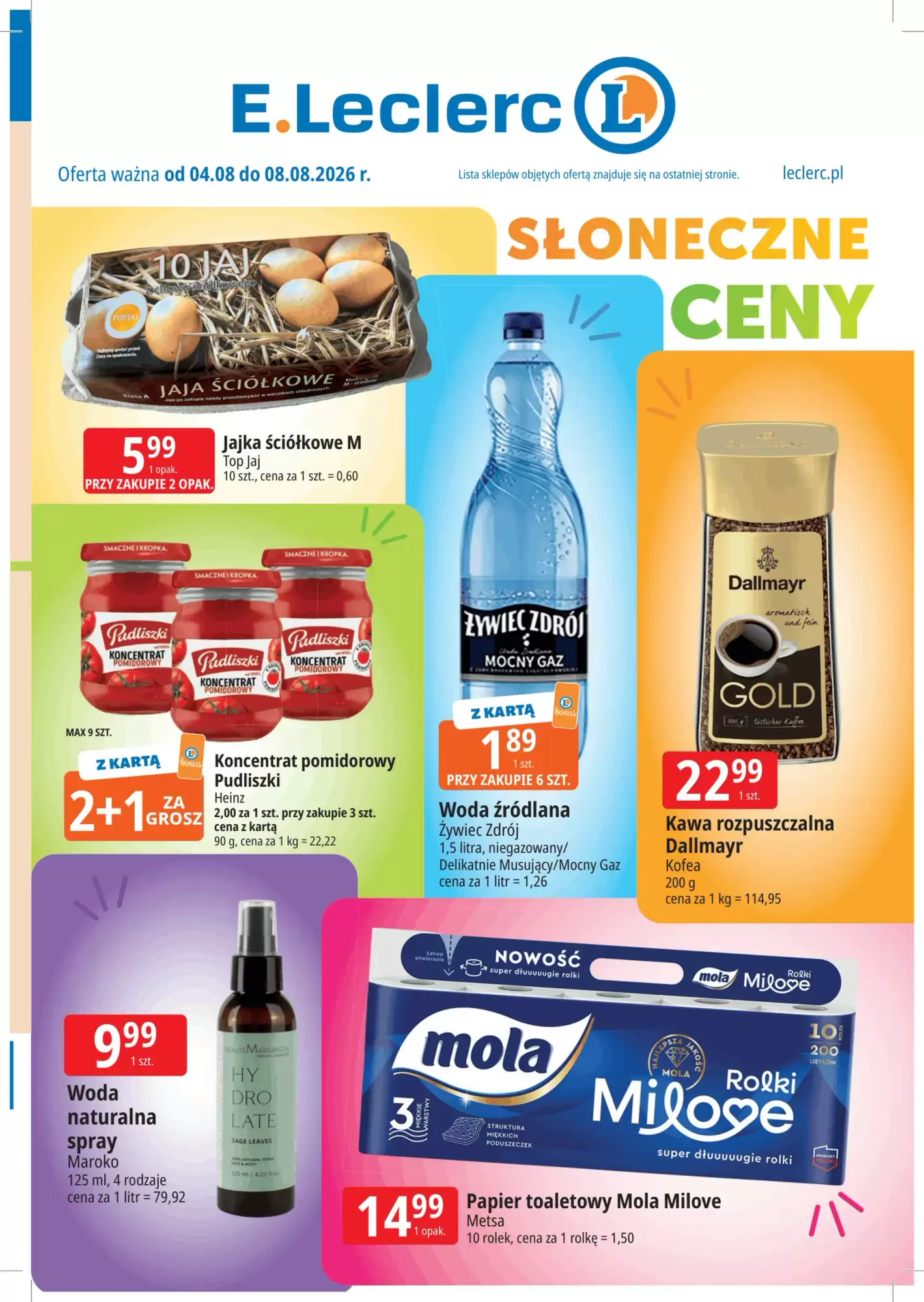 Gazetka E.Leclerc od 04.08.2026 do 08.08.2026
