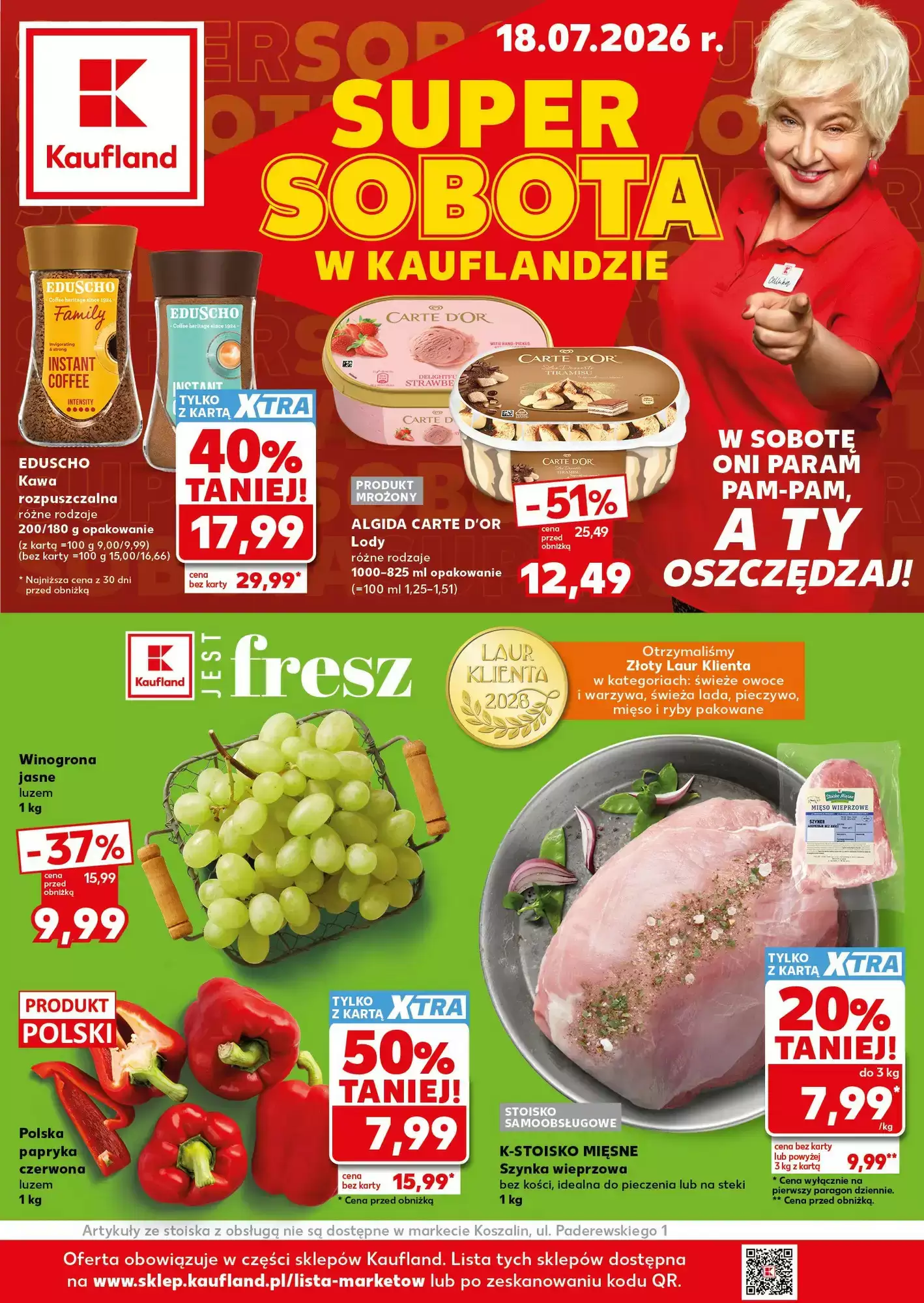 Gazetka Kaufland od 18.07.2026 do 18.07.2026
