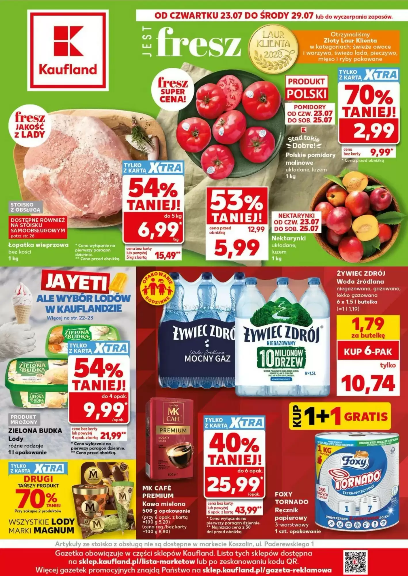 Gazetka Kaufland od 23.07.2026 do 29.07.2026