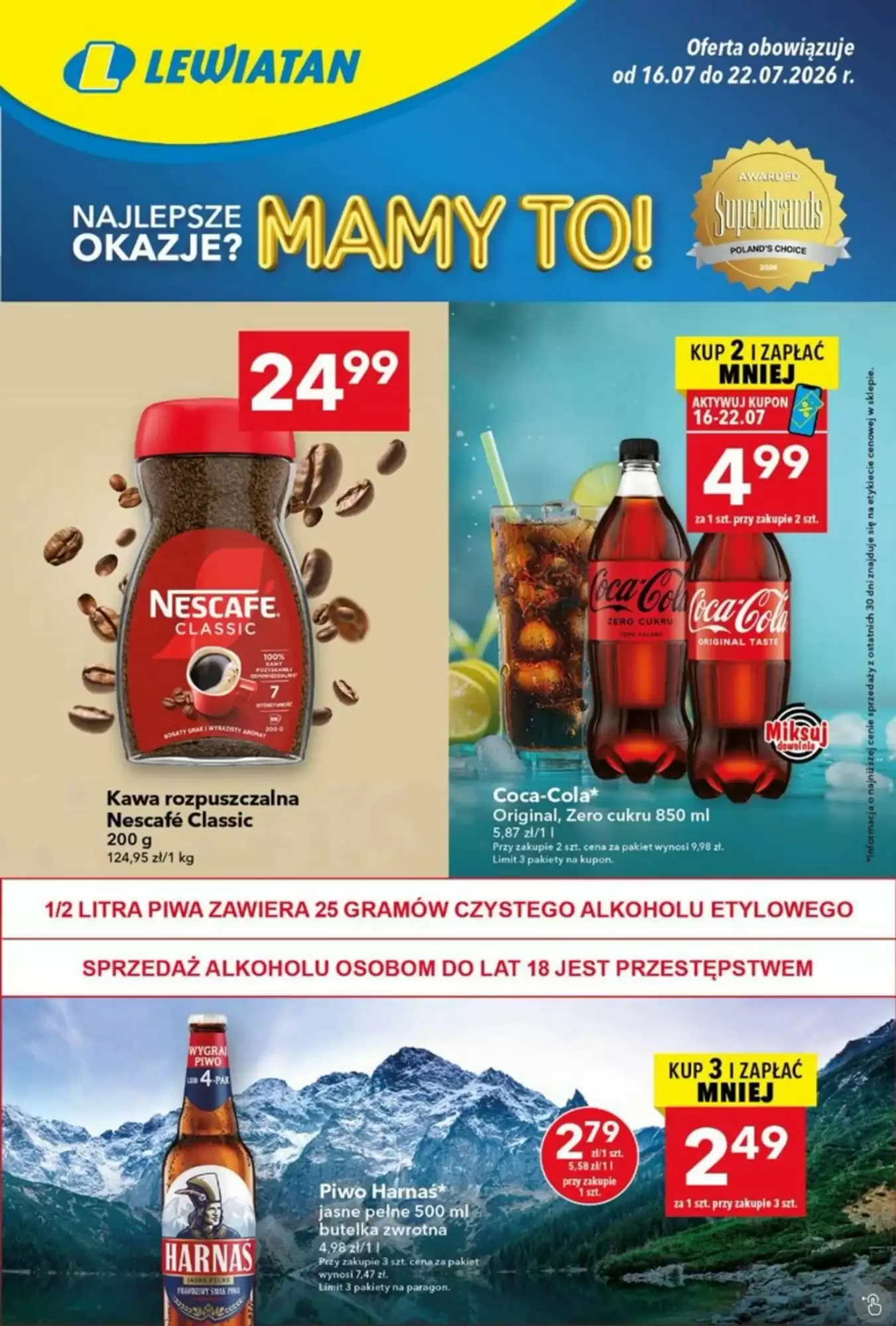 Gazetka Lewiatan od 16.07.2026 do 22.07.2026