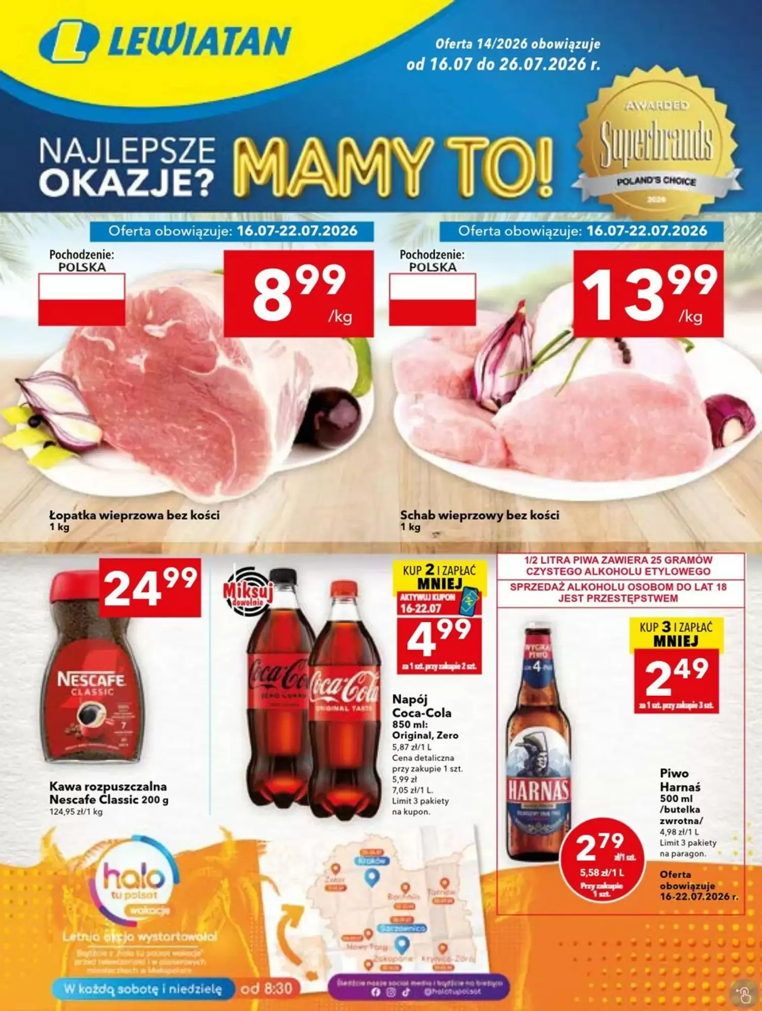 Gazetka Lewiatan od 16.07.2026 do 26.07.2026