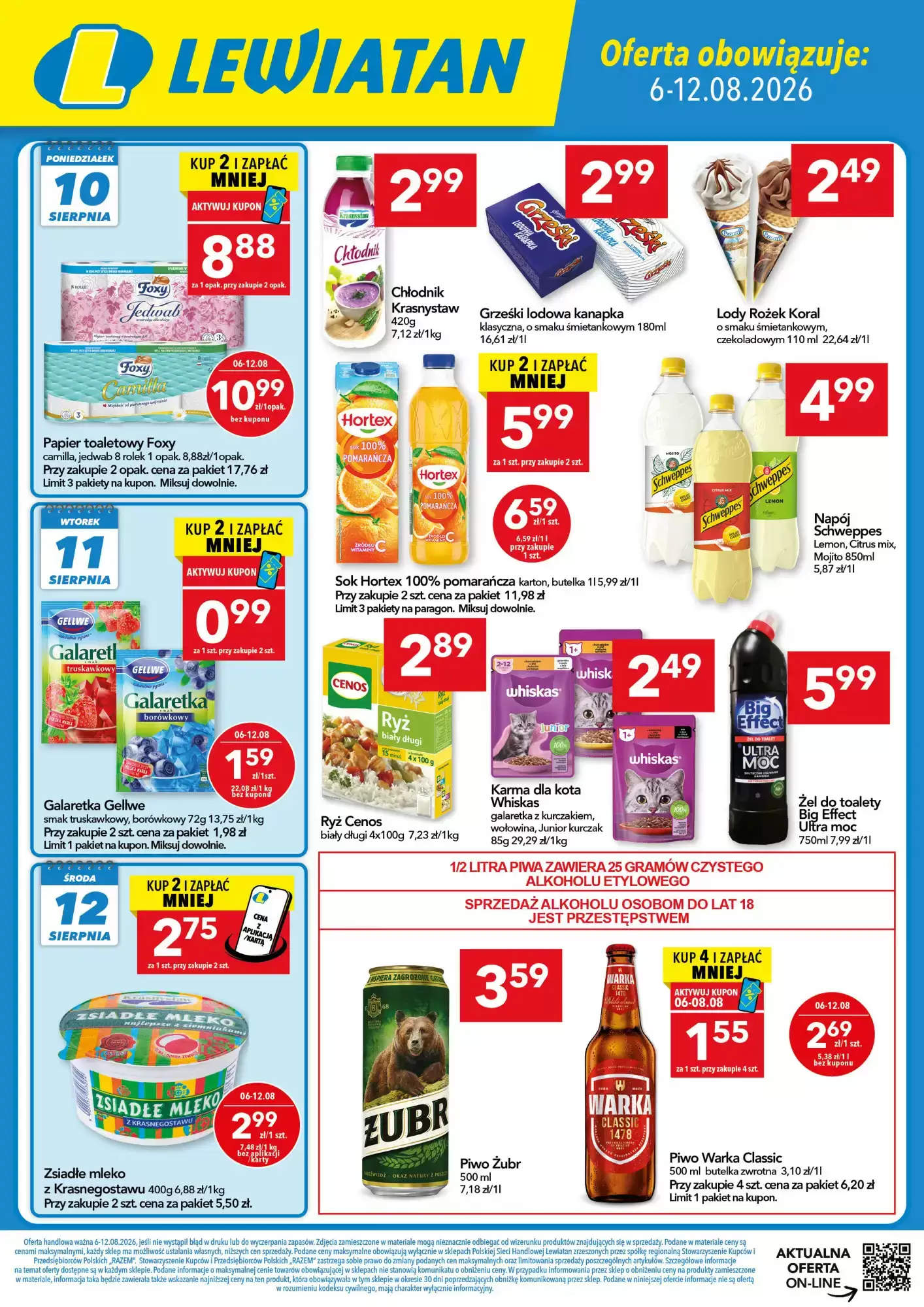 Gazetka Lewiatan od 06.08.2026 do 12.08.2026