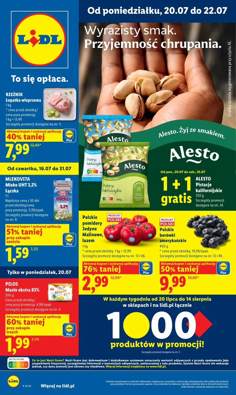 Gazetka LIDL od 20.07.2026 do 22.07.2026