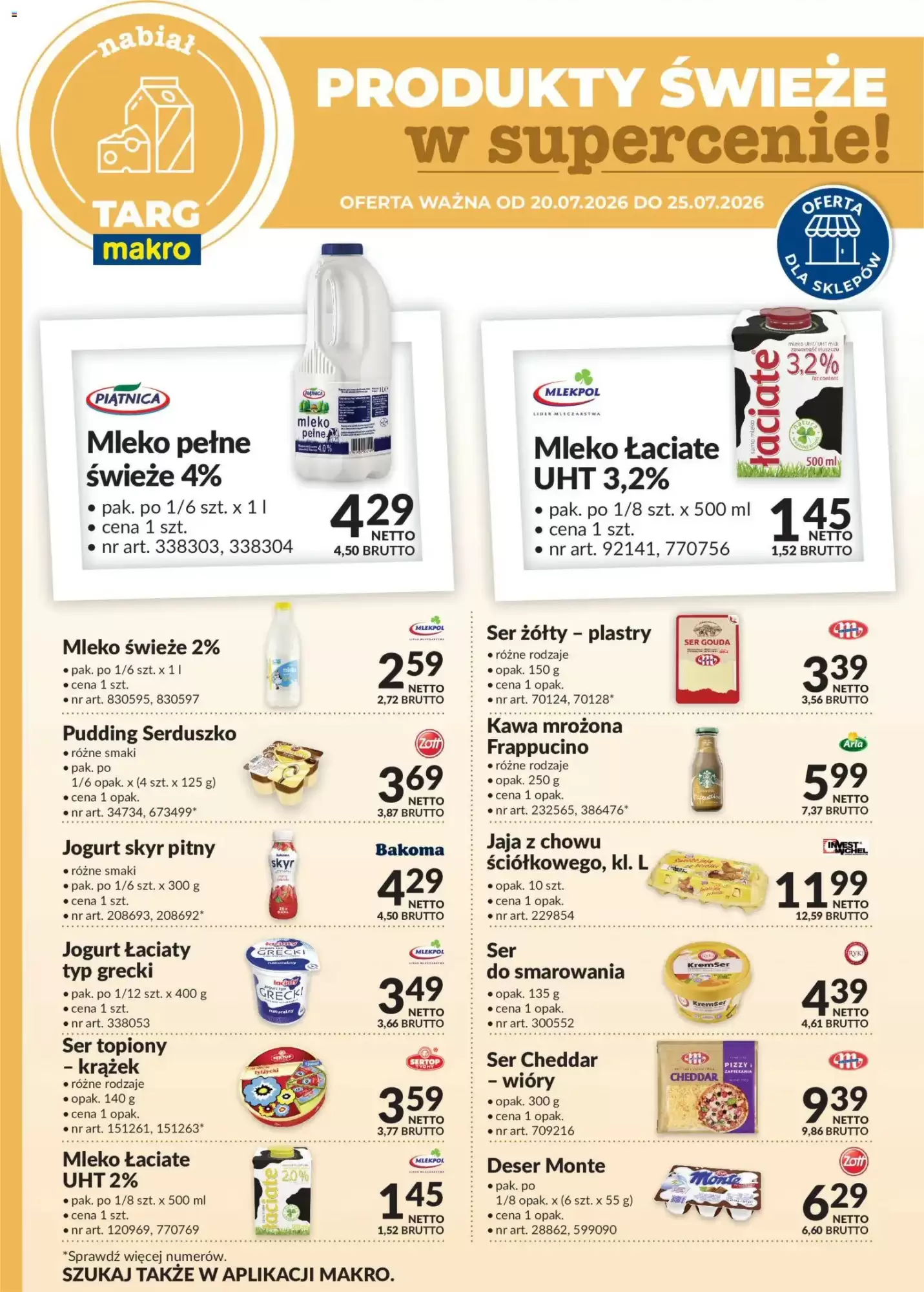 Gazetka Makro od 20.07.2026 do 25.07.2026