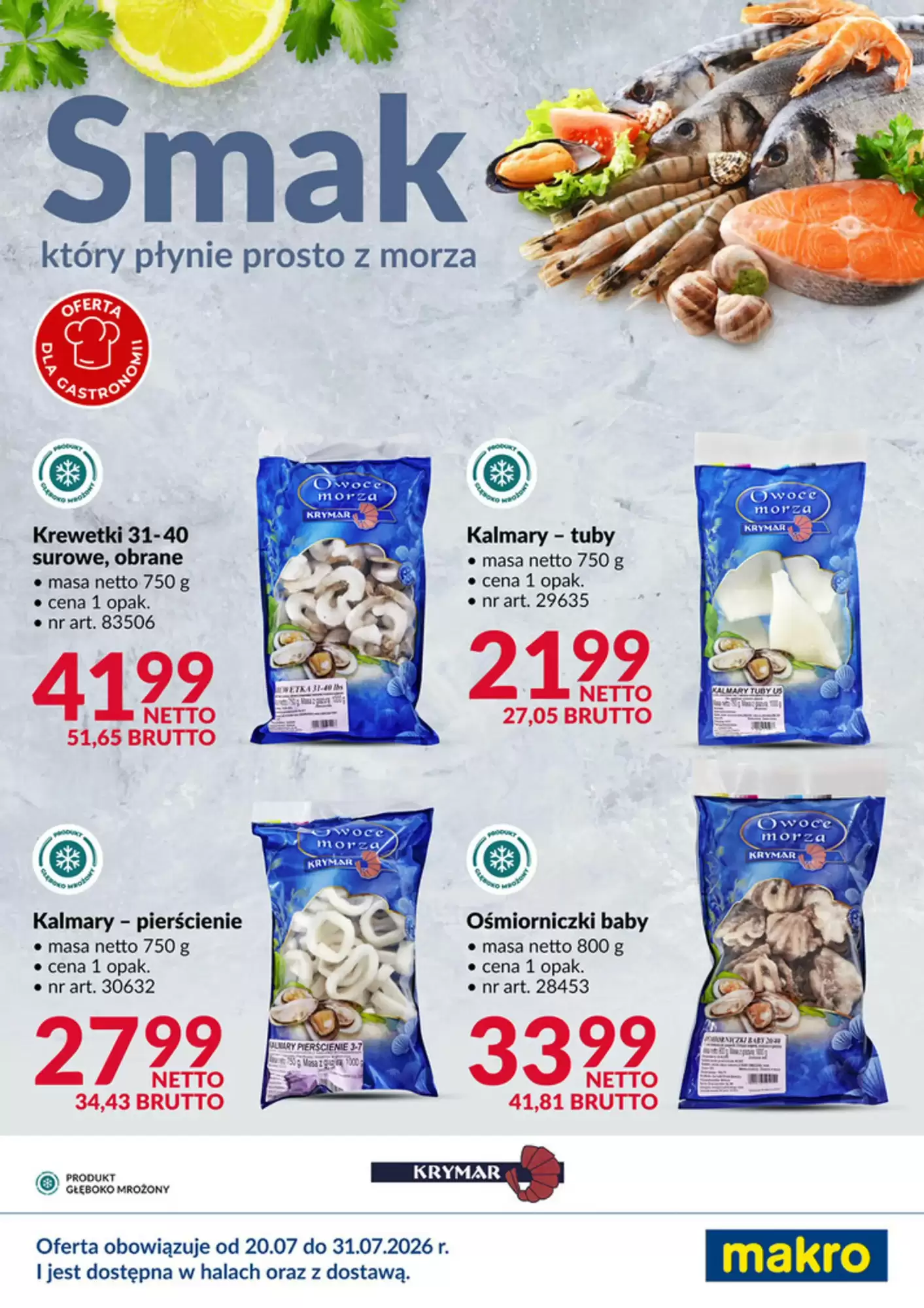Gazetka Makro od 20.07.2026 do 31.07.2026
