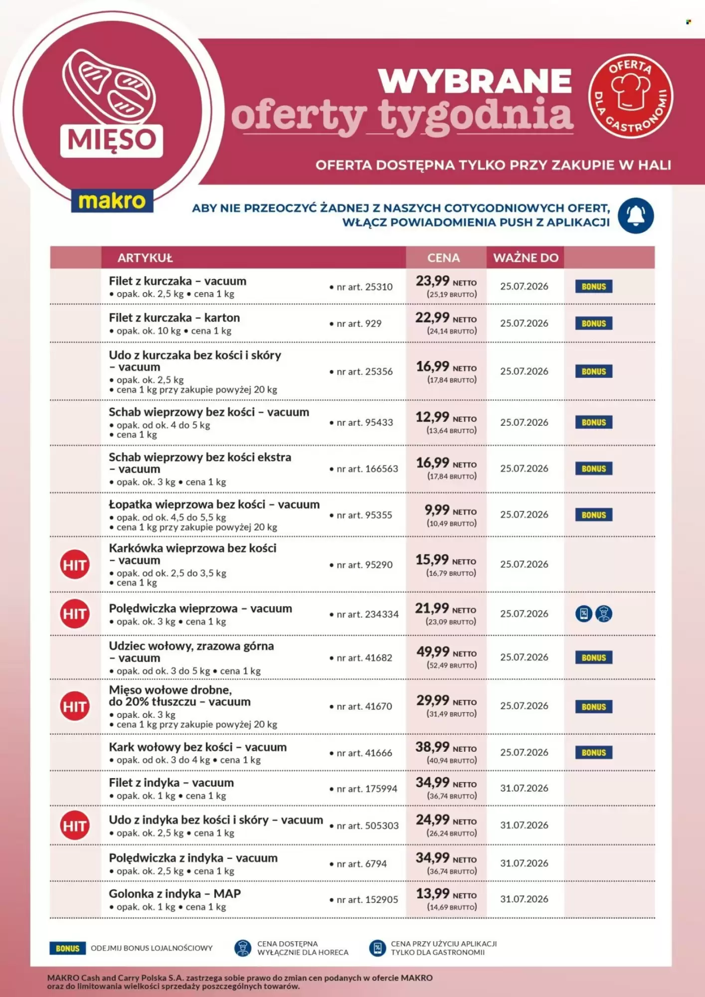 Gazetka Makro od 20.07.2026 do 25.07.2026