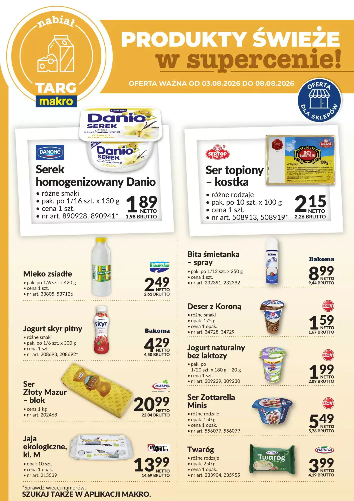 Gazetka Makro od 03.08.2026 do 08.08.2026