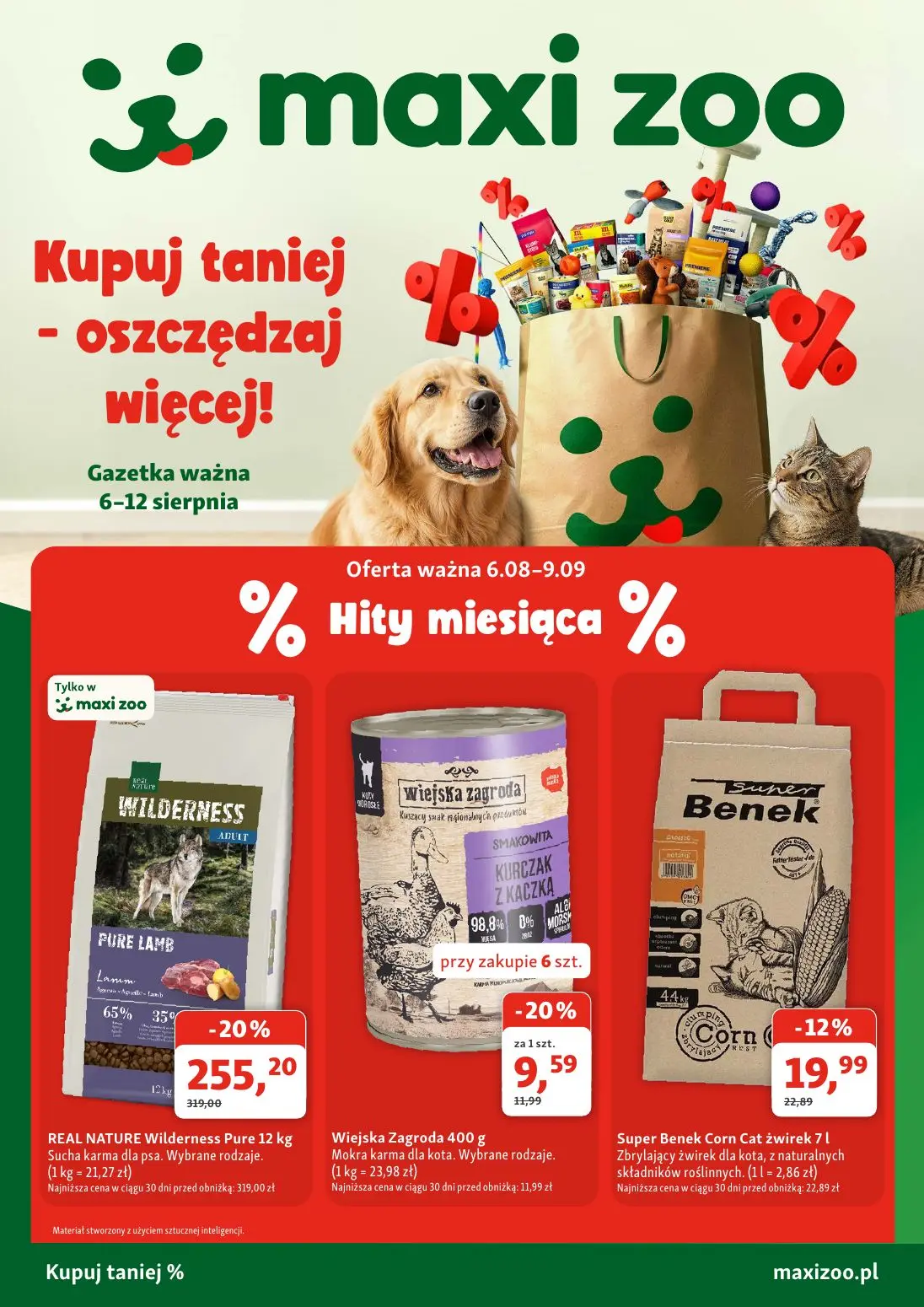 Gazetka Maxi Zoo od 06.08.2026 do 12.08.2026