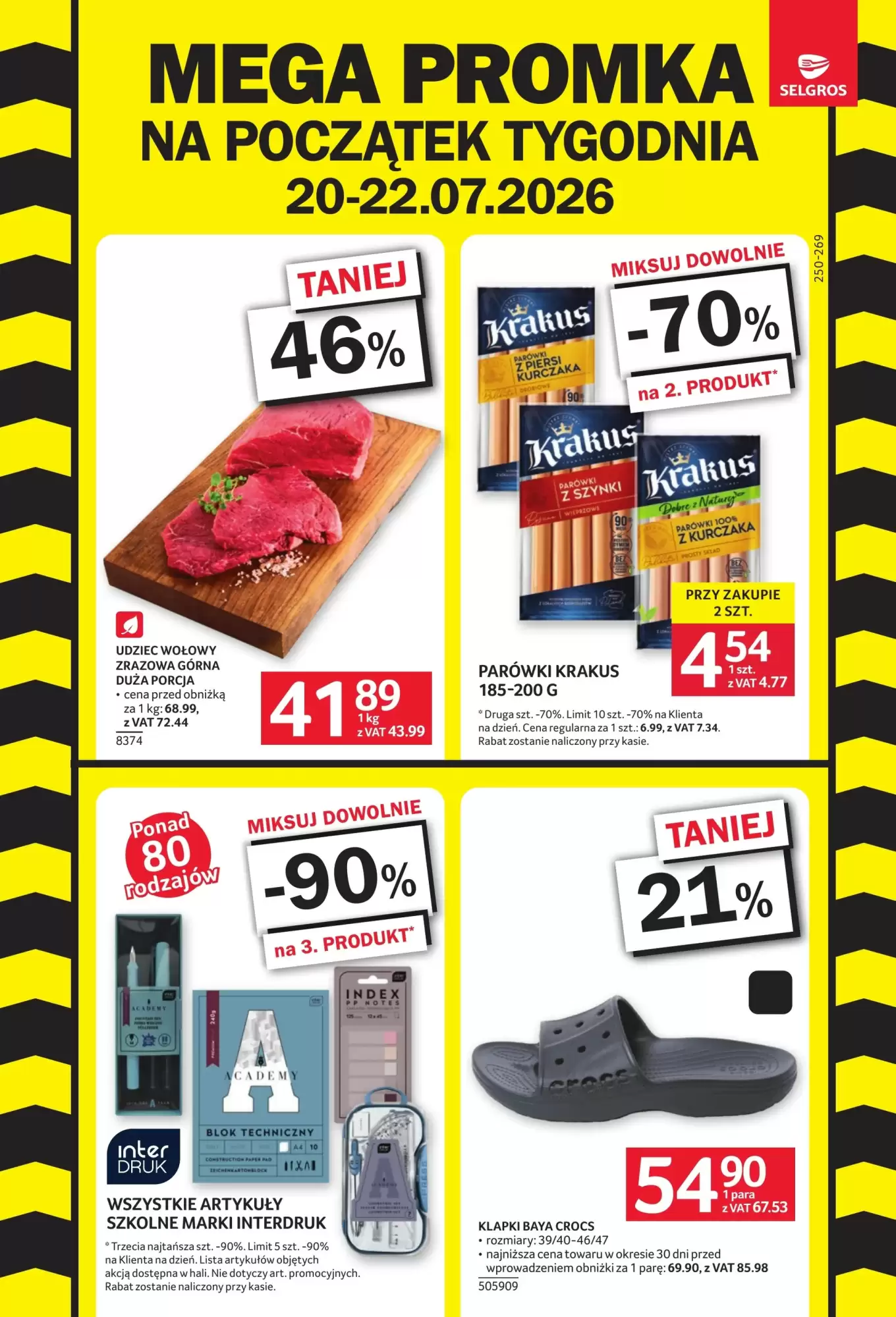 Gazetka Selgros od 20.07.2026 do 22.07.2026