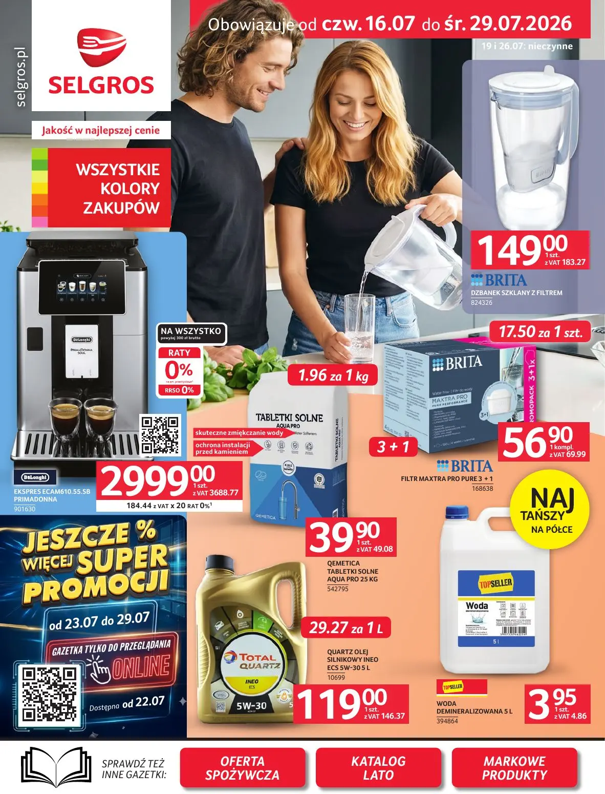 Gazetka Selgros od 16.07.2026 do 29.07.2026