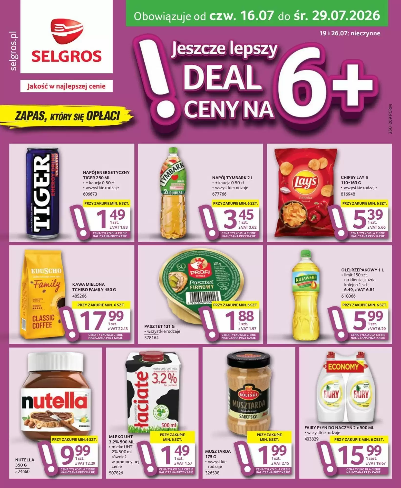 Gazetka Selgros od 16.07.2026 do 29.07.2026