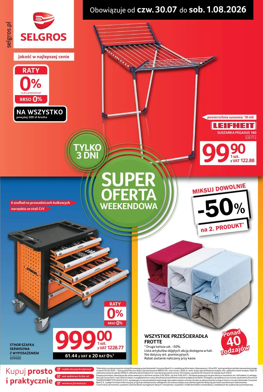 Gazetka Selgros od 30.07.2026 do 01.08.2026