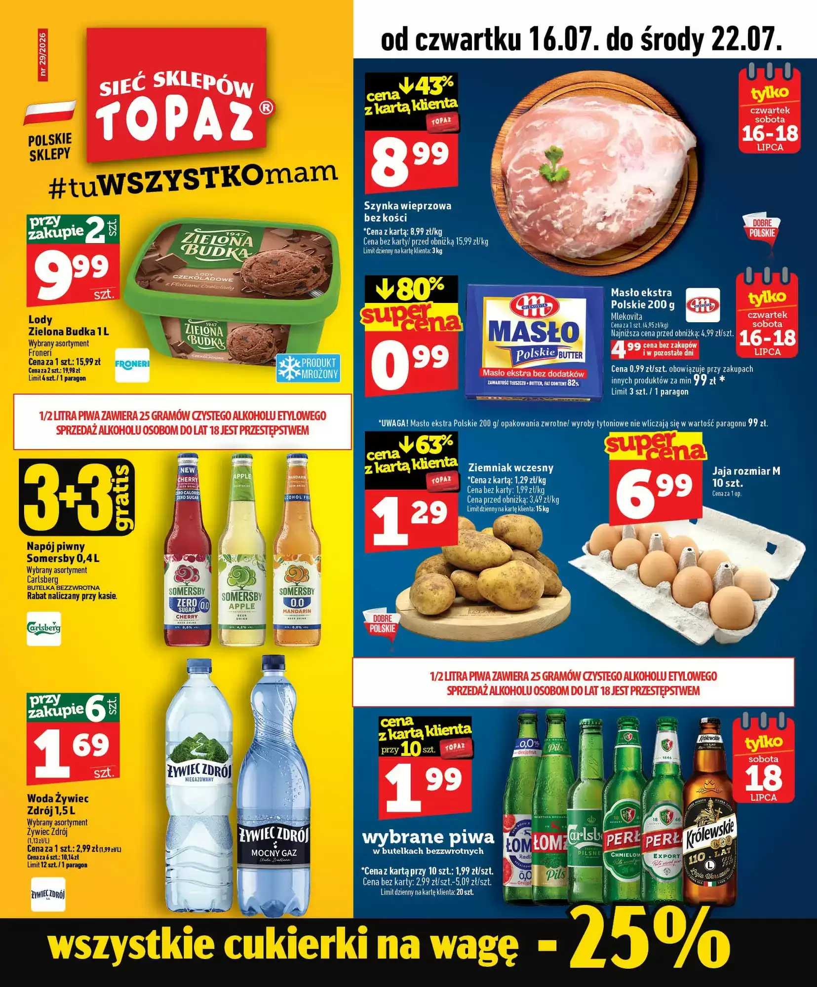 Gazetka Topaz od 16.07.2026 do 22.07.2026