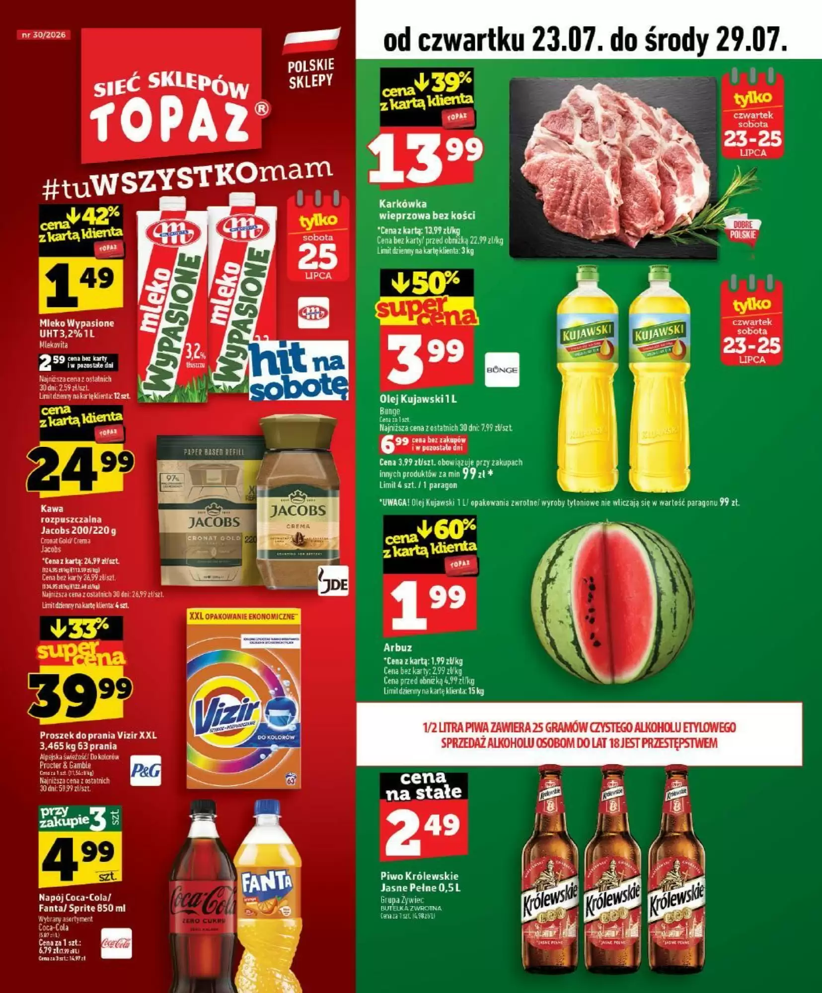 Gazetka Topaz od 23.07.2026 do 29.07.2026