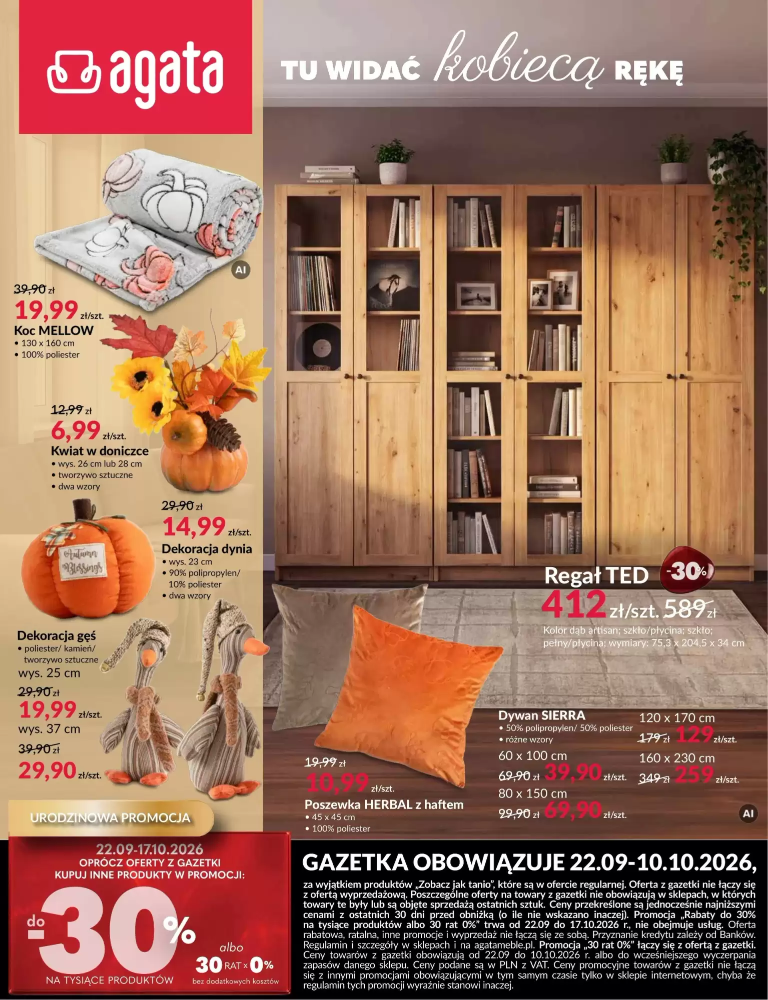 Gazetka Agata Meble od 22.09.2026 do 10.10.2026