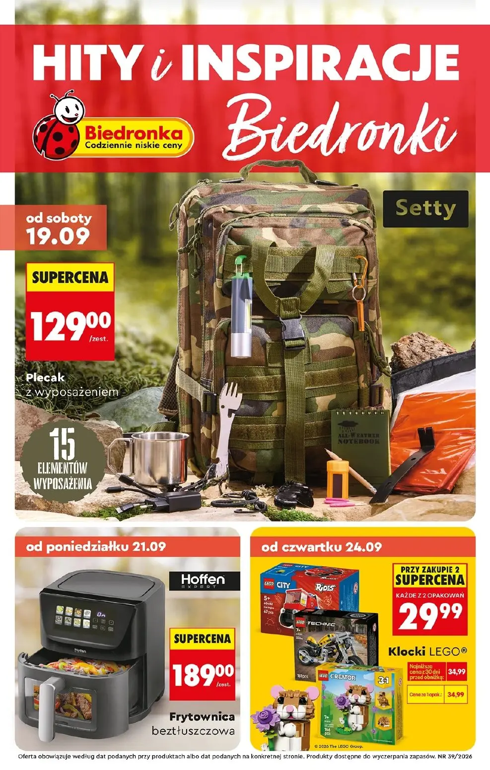 Gazetka Biedronka od 21.09.2026 do 03.10.2026