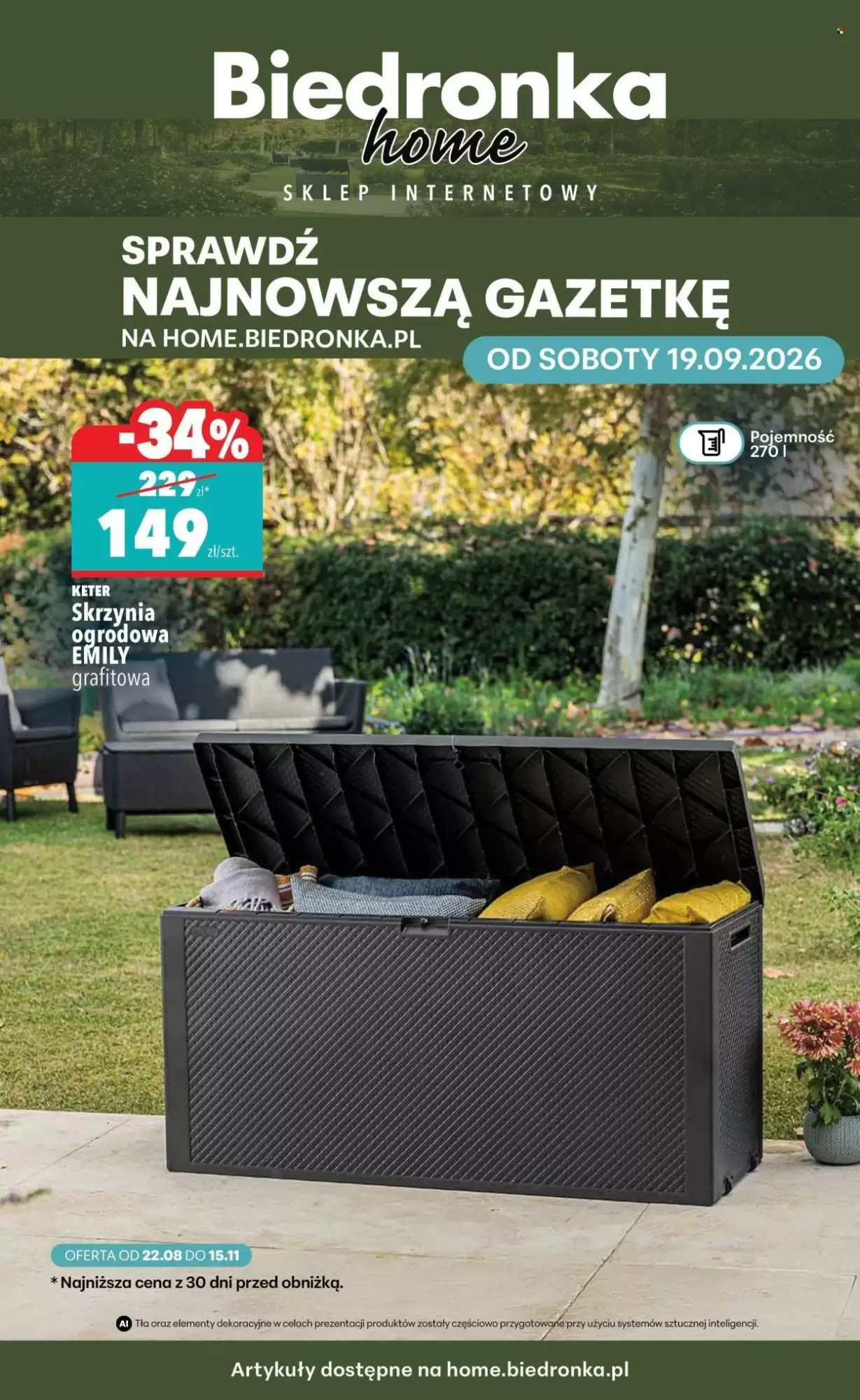 Gazetka Biedronka od 19.09.2026 do 31.10.2026