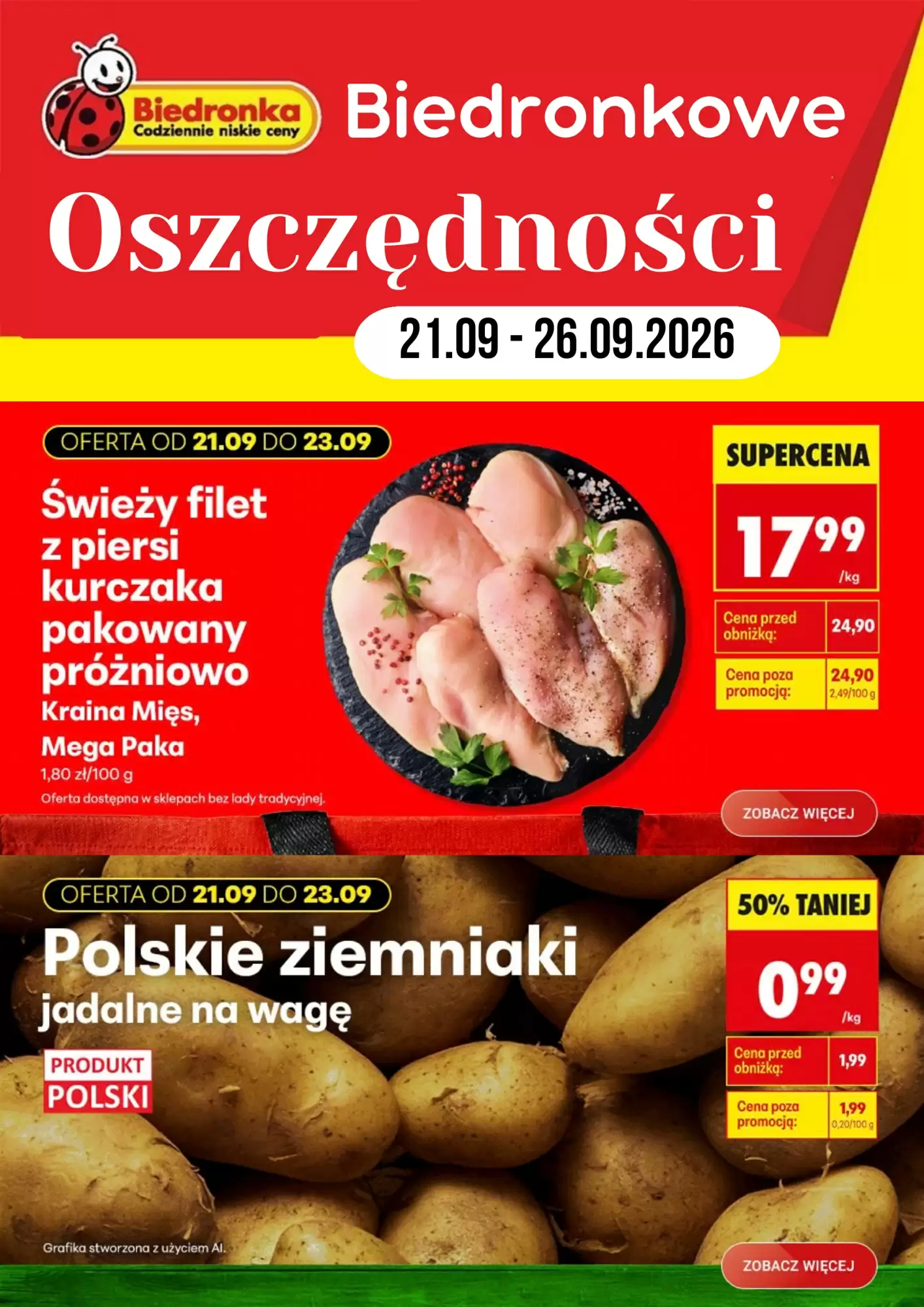 Gazetka Biedronka od 21.09.2026 do 26.09.2026