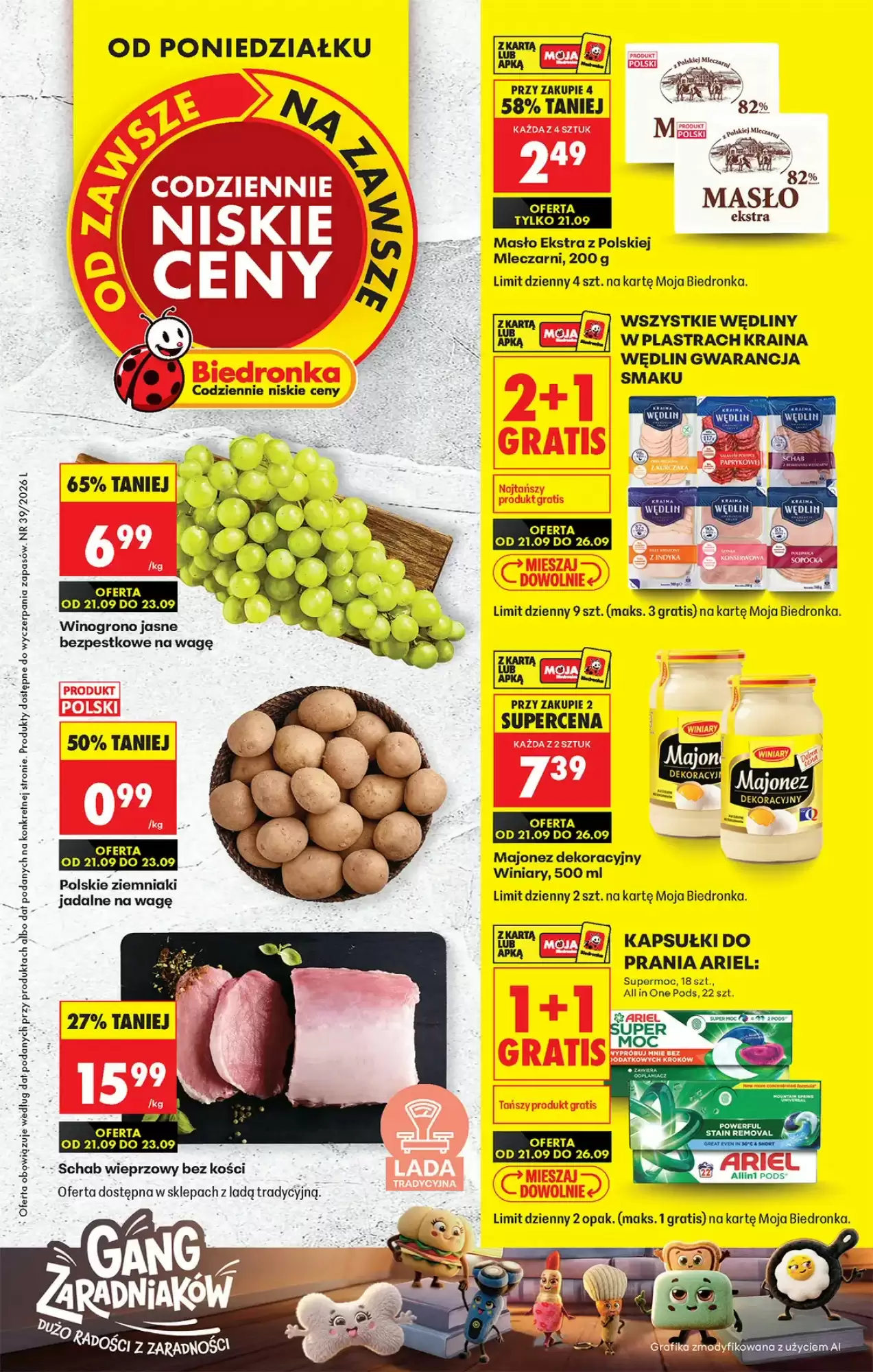 Gazetka Biedronka od 21.09.2026 do 26.09.2026
