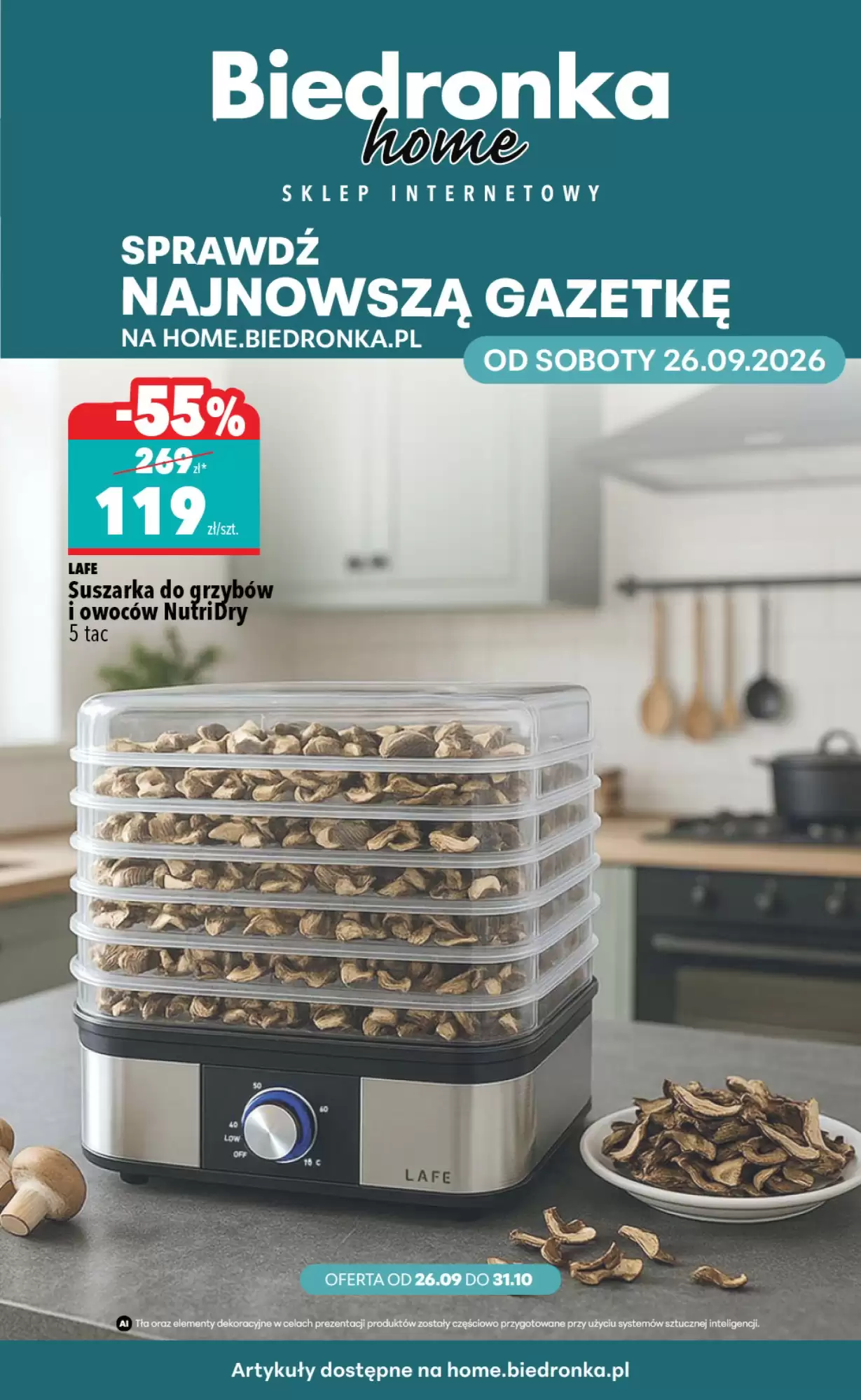 Gazetka Biedronka od 26.09.2026 do 24.10.2026
