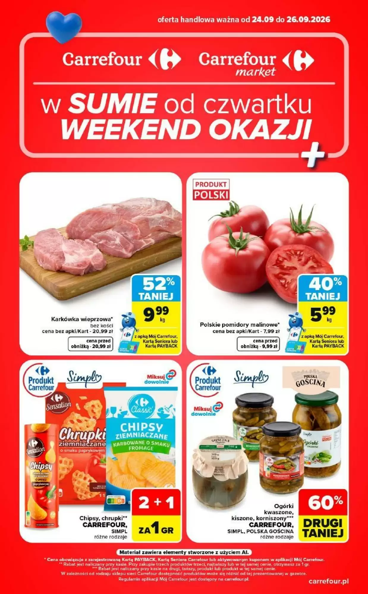 Gazetka Carrefour od 24.09.2026 do 26.09.2026