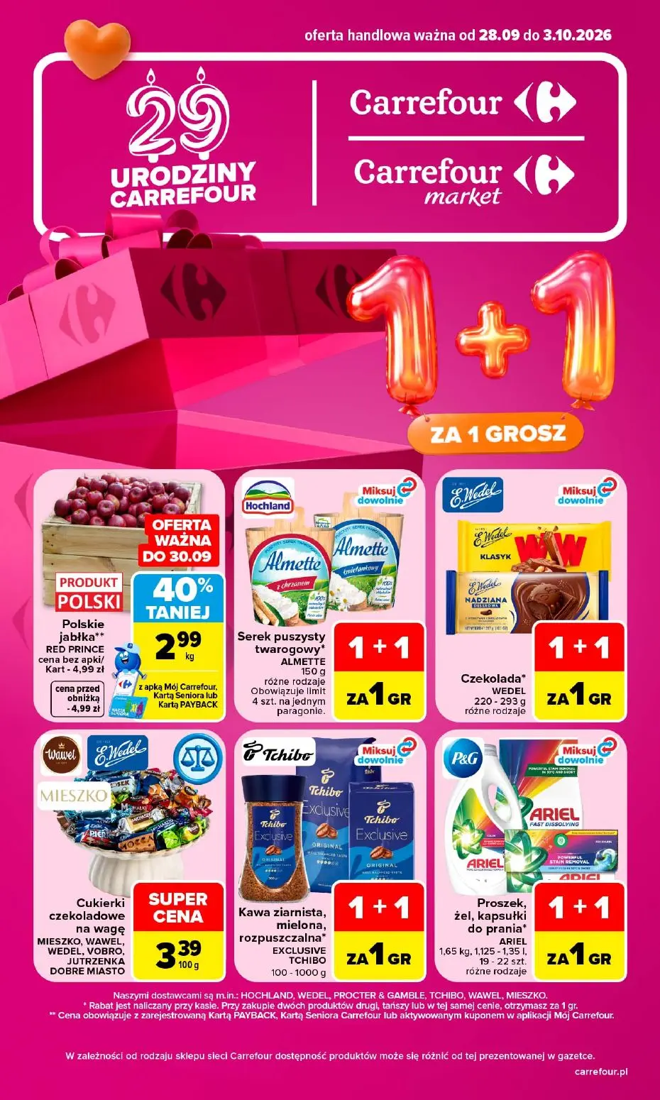 Gazetka Carrefour od 28.09.2026 do 03.10.2026