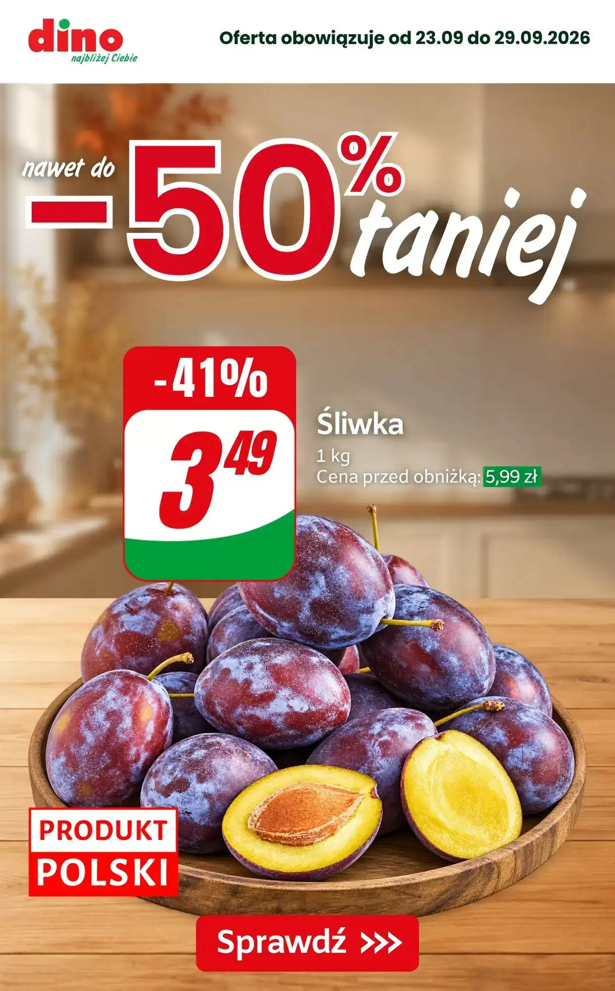 Gazetka Dino od 25.09.2026 do 29.09.2026