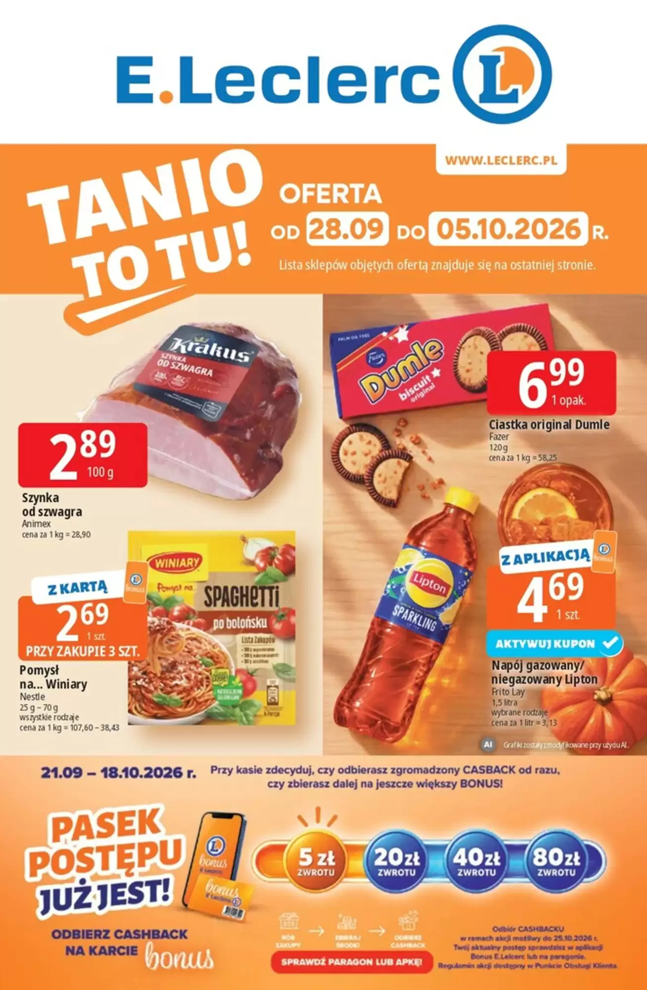 Gazetka E.Leclerc od 28.09.2026 do 05.10.2026