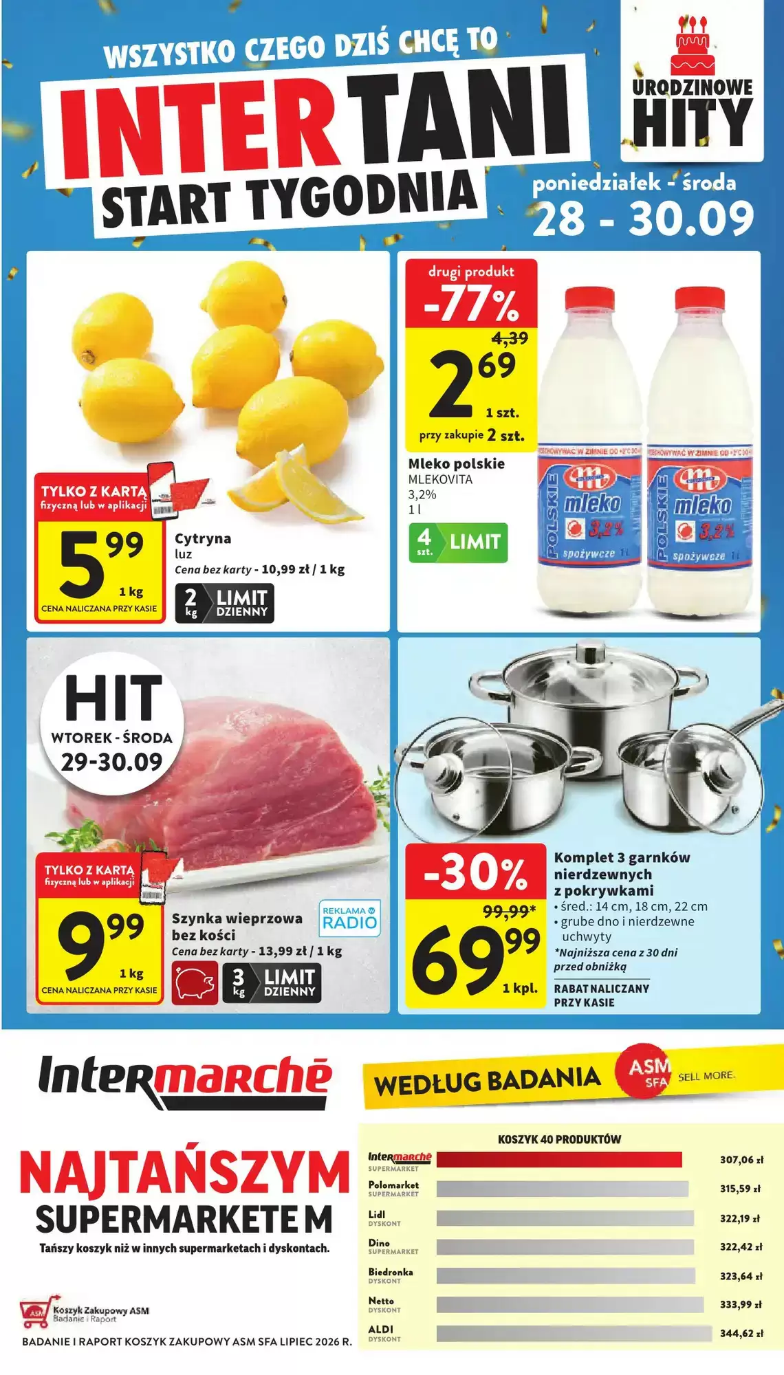 Gazetka Intermarche od 28.09.2026 do 30.09.2026