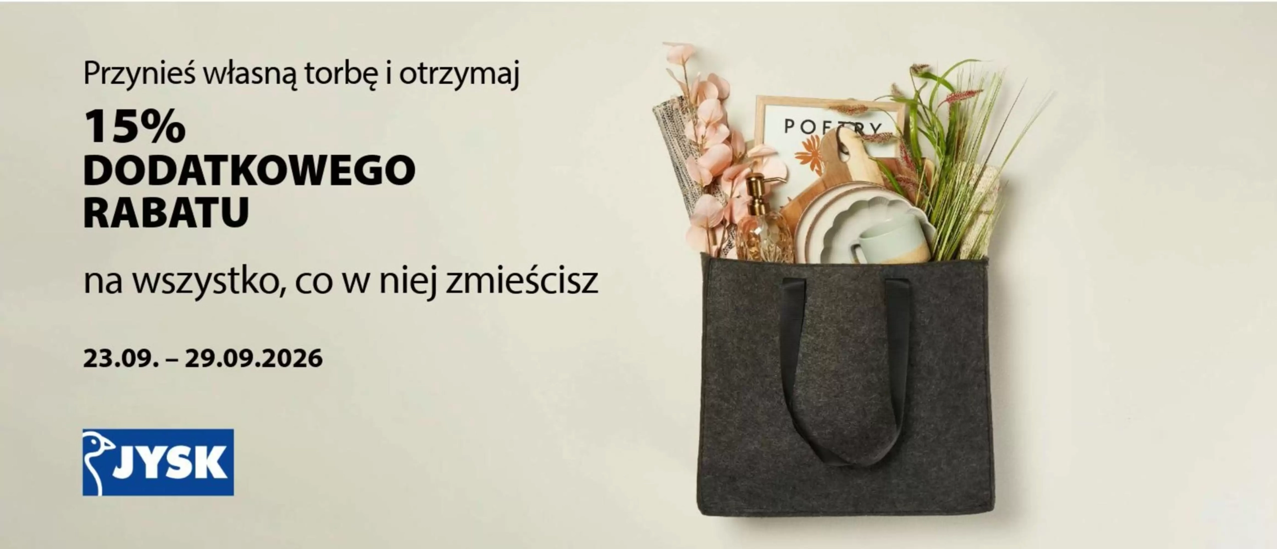 Gazetka Jysk od 23.09.2026 do 29.09.2026