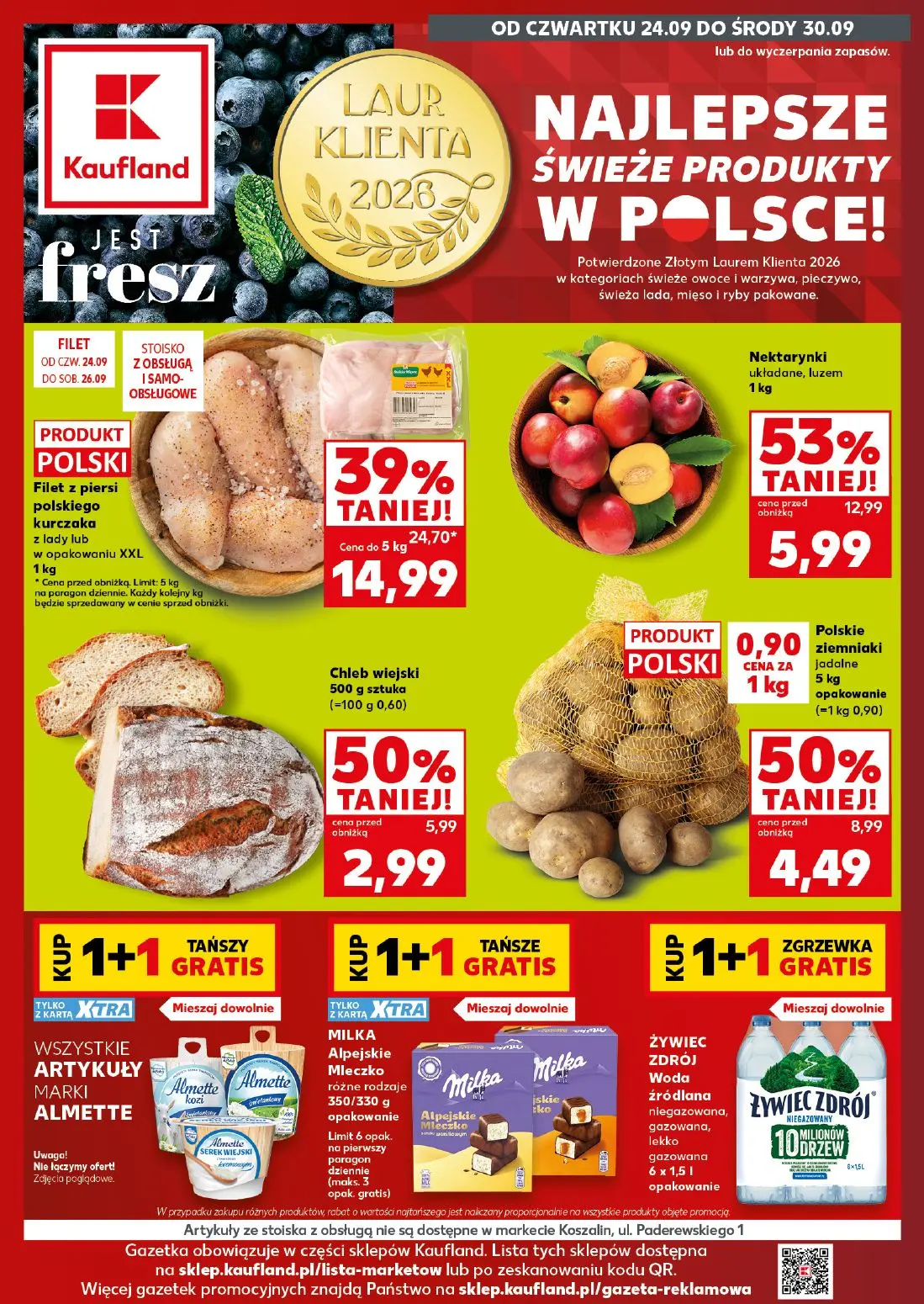 Gazetka Kaufland od 24.09.2026 do 30.09.2026