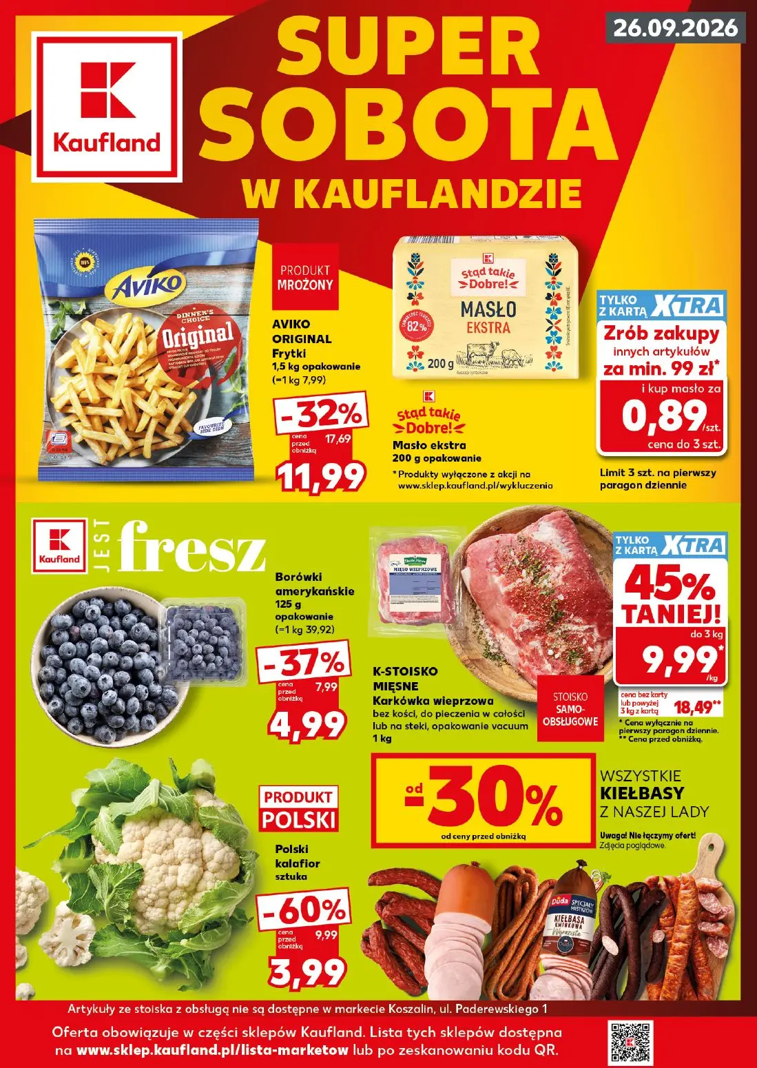 Gazetka Kaufland od 26.09.2026 do 26.09.2026