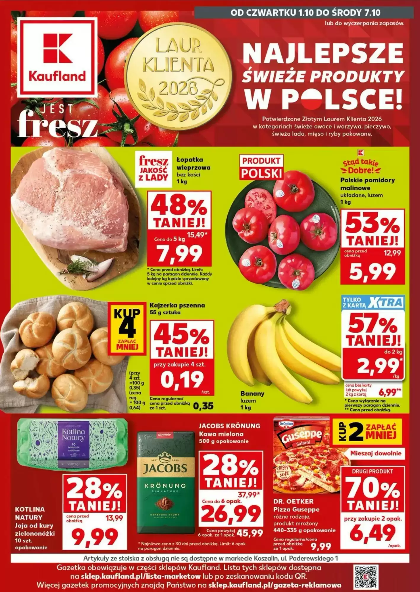Gazetka Kaufland od 01.10.2026 do 07.10.2026
