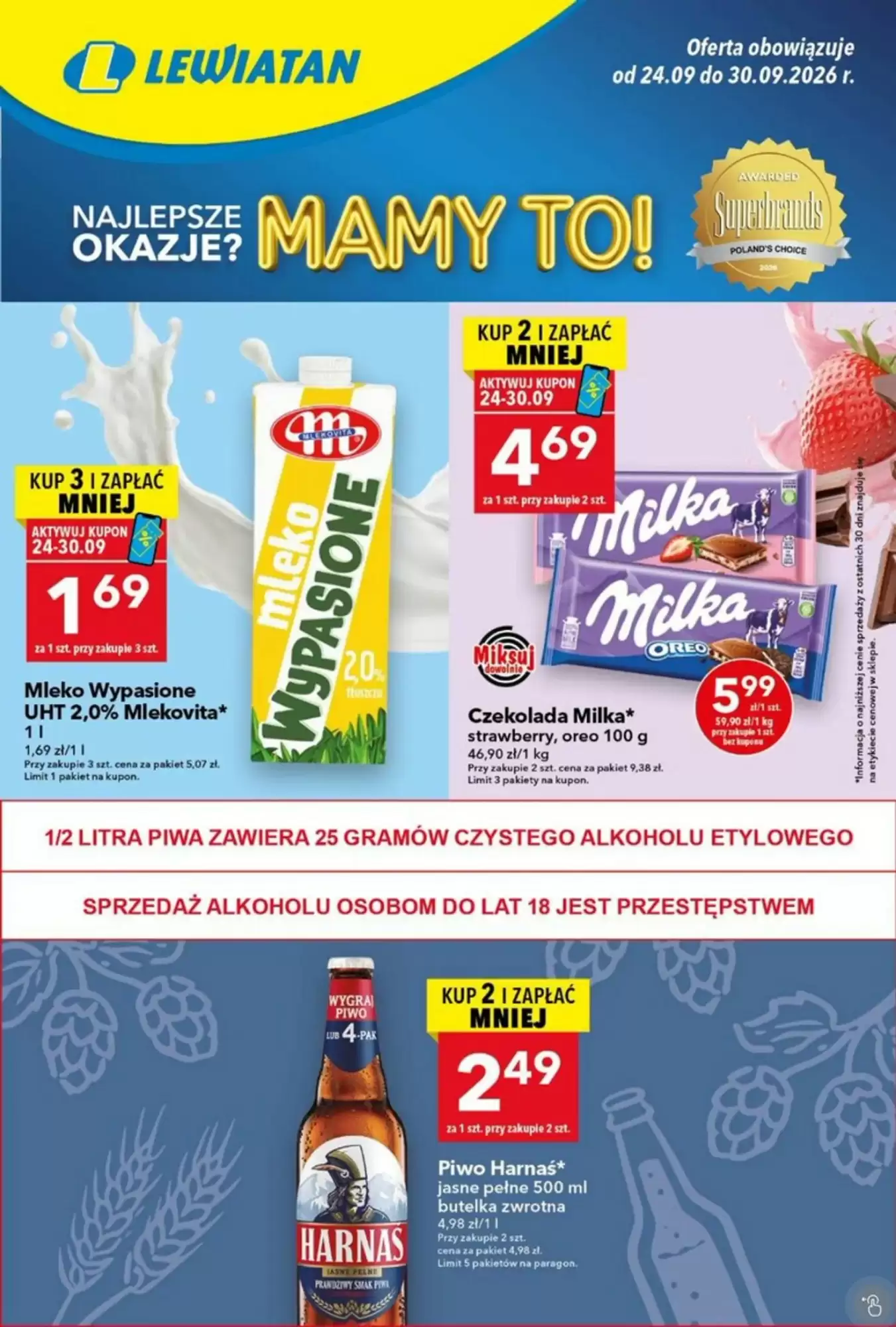 Gazetka Lewiatan od 24.09.2026 do 30.09.2026