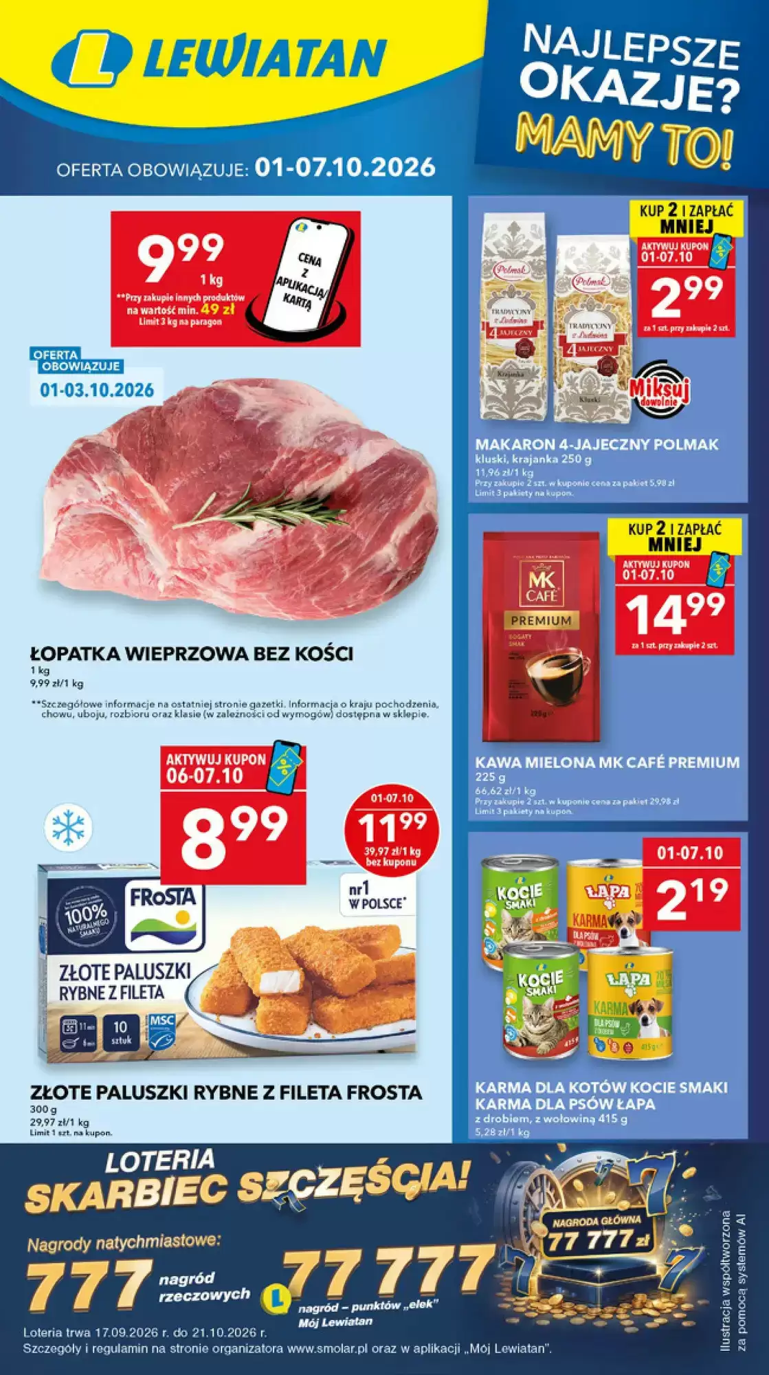 Gazetka Lewiatan od 01.10.2026 do 07.10.2026